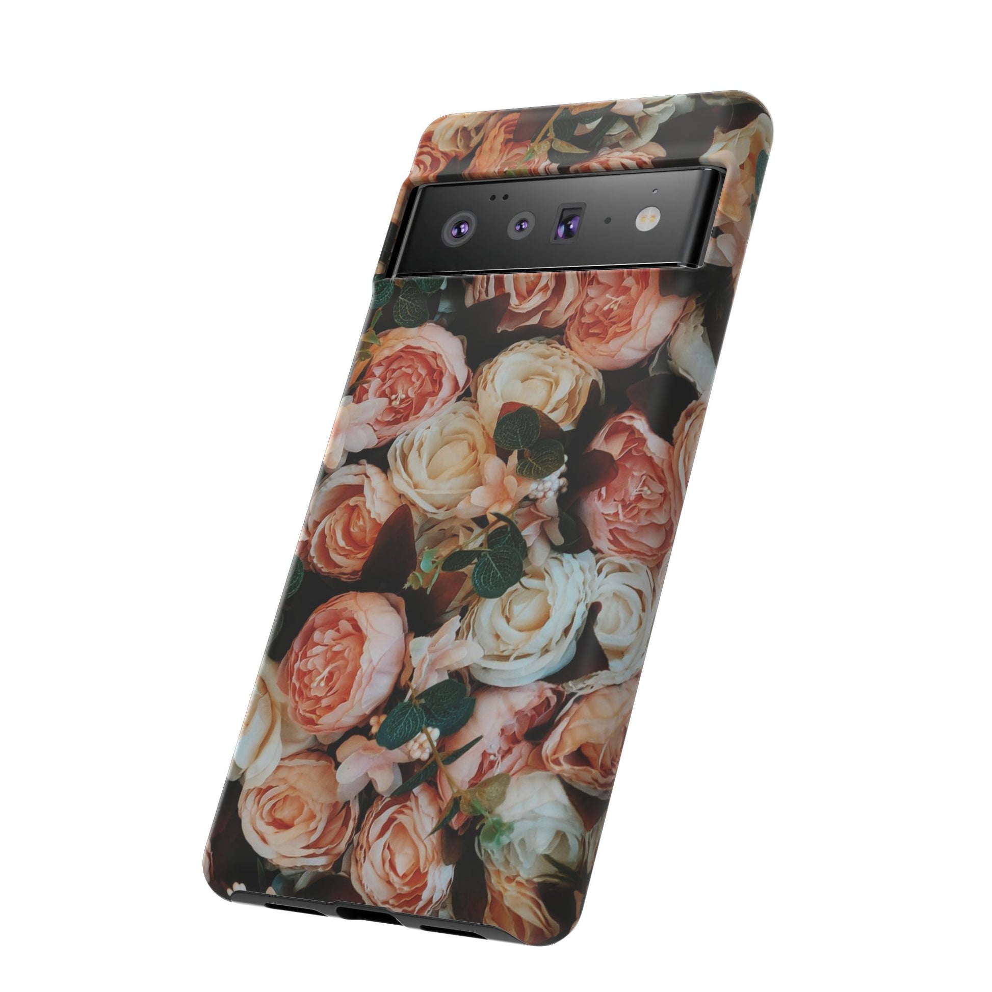 Floral Phone Case - Tough Cases, Rose Design, Floral Protection, Gift for Her, Cute Mobile Cover, Eco-Friendly Case - FORMO
