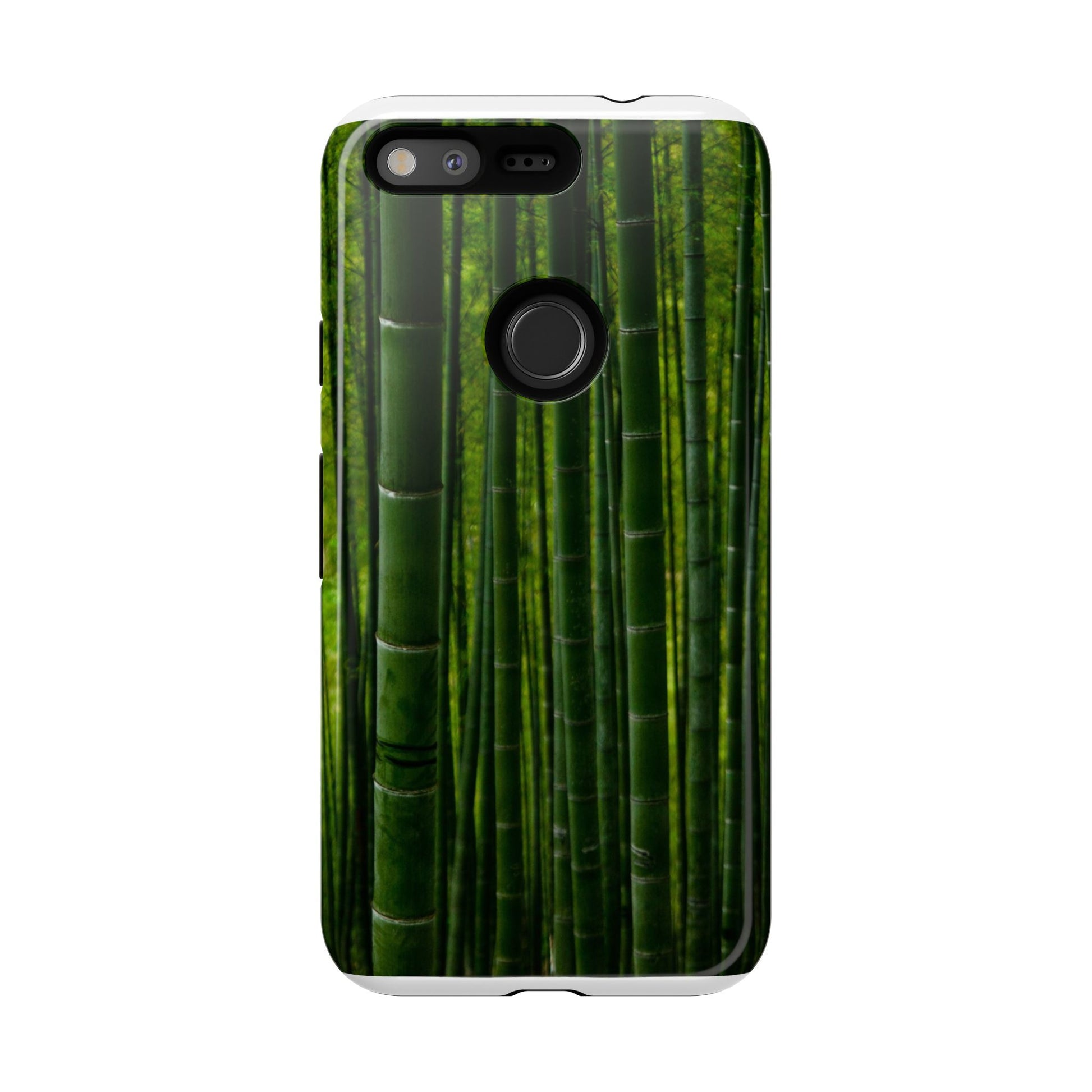 Bamboo Phone Case - Tough Cases, Nature Lover Gift, Eco-Friendly Phone Accessory, Greenery Design, Unique Smartphone Cover - FORMO