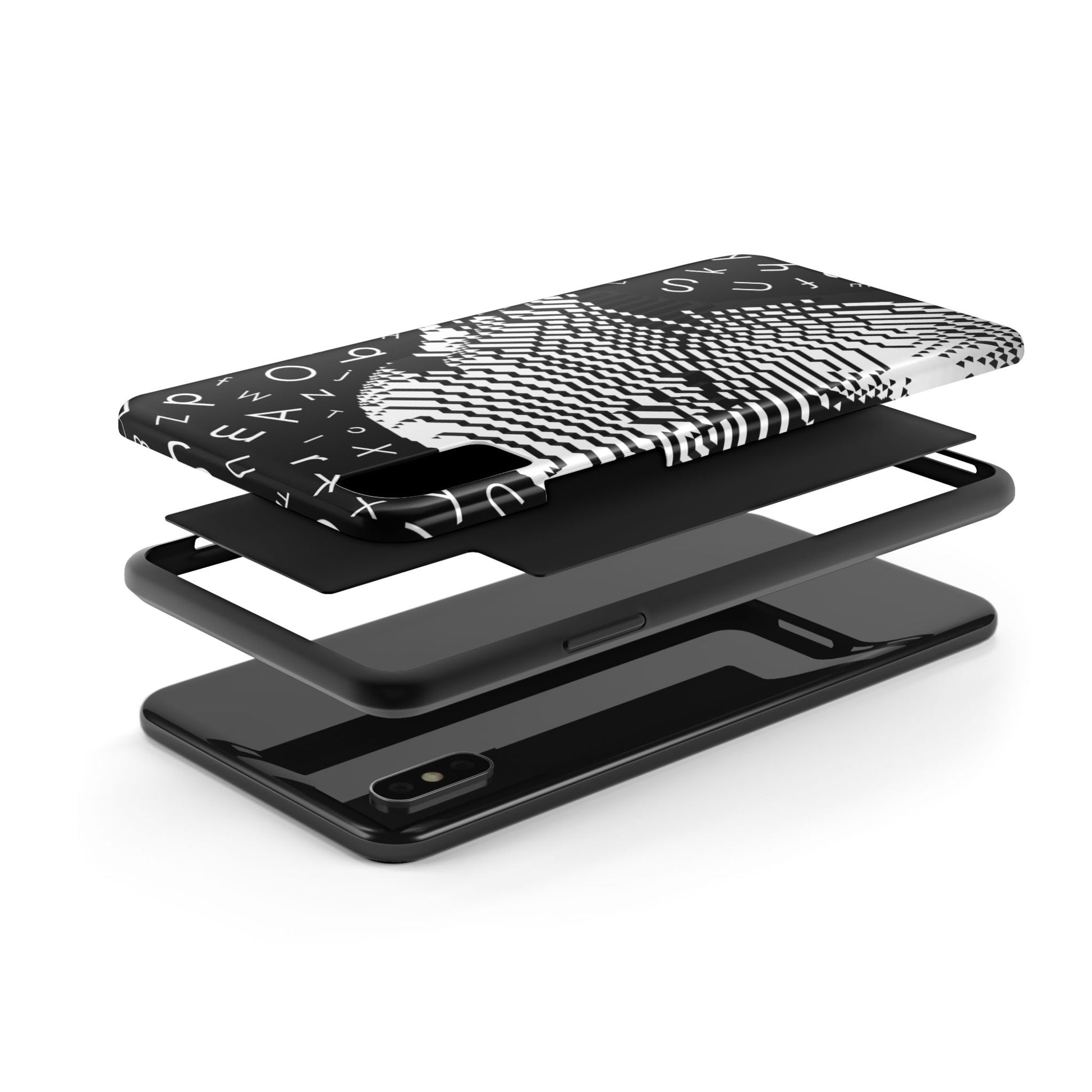 Mono Matrix Tough Phone Case (iPhone & Samsung Compatible) - FORMO