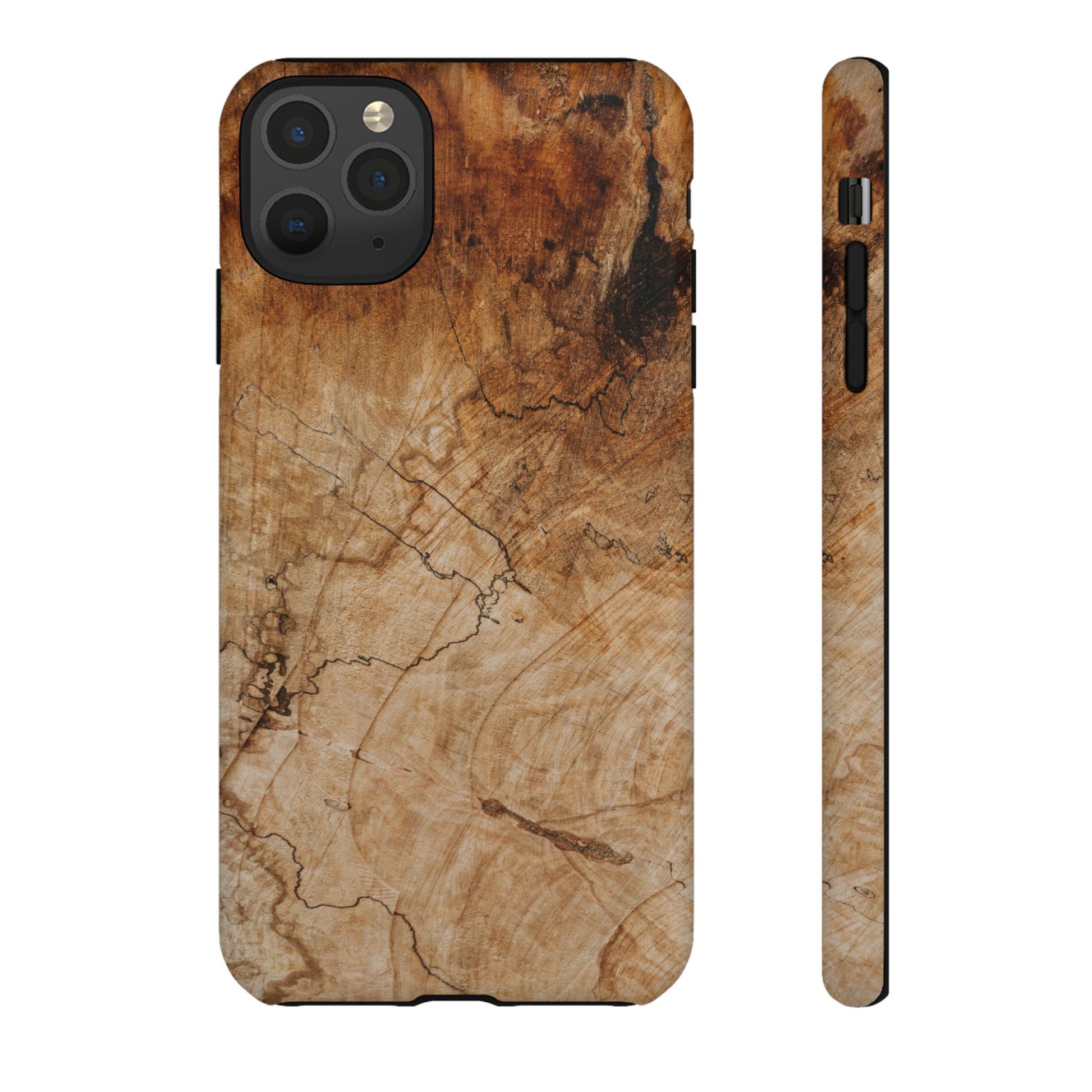 Woodland-Inspired Phone Case | Tough Cases, Natural Wood Grain Cover, Rustic Tech Accessory, Nature Lover Gift, Eco-Friendly - FORMO
