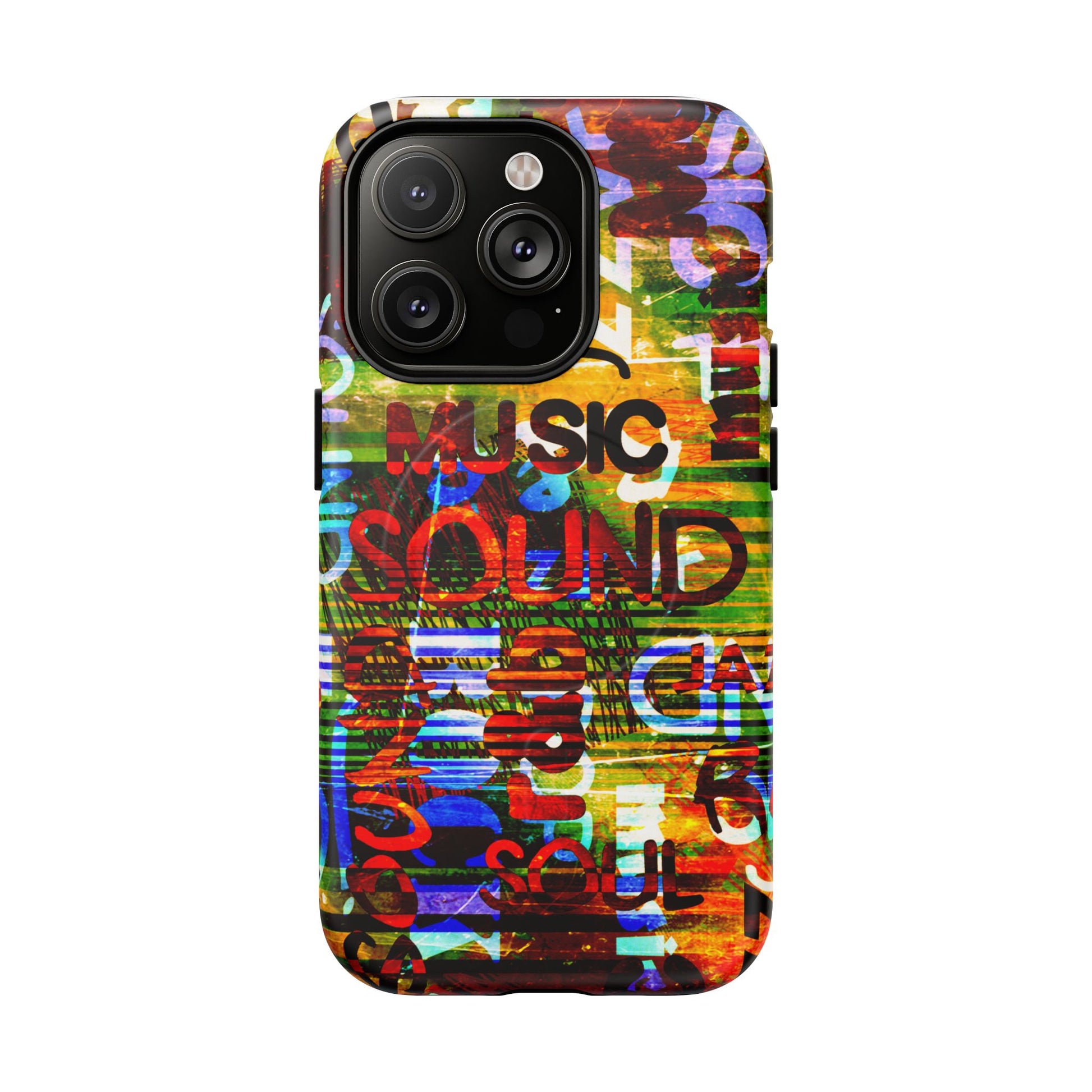Colorful Music-Themed Phone Case (iPhone & Samsung Compatible) - FORMO