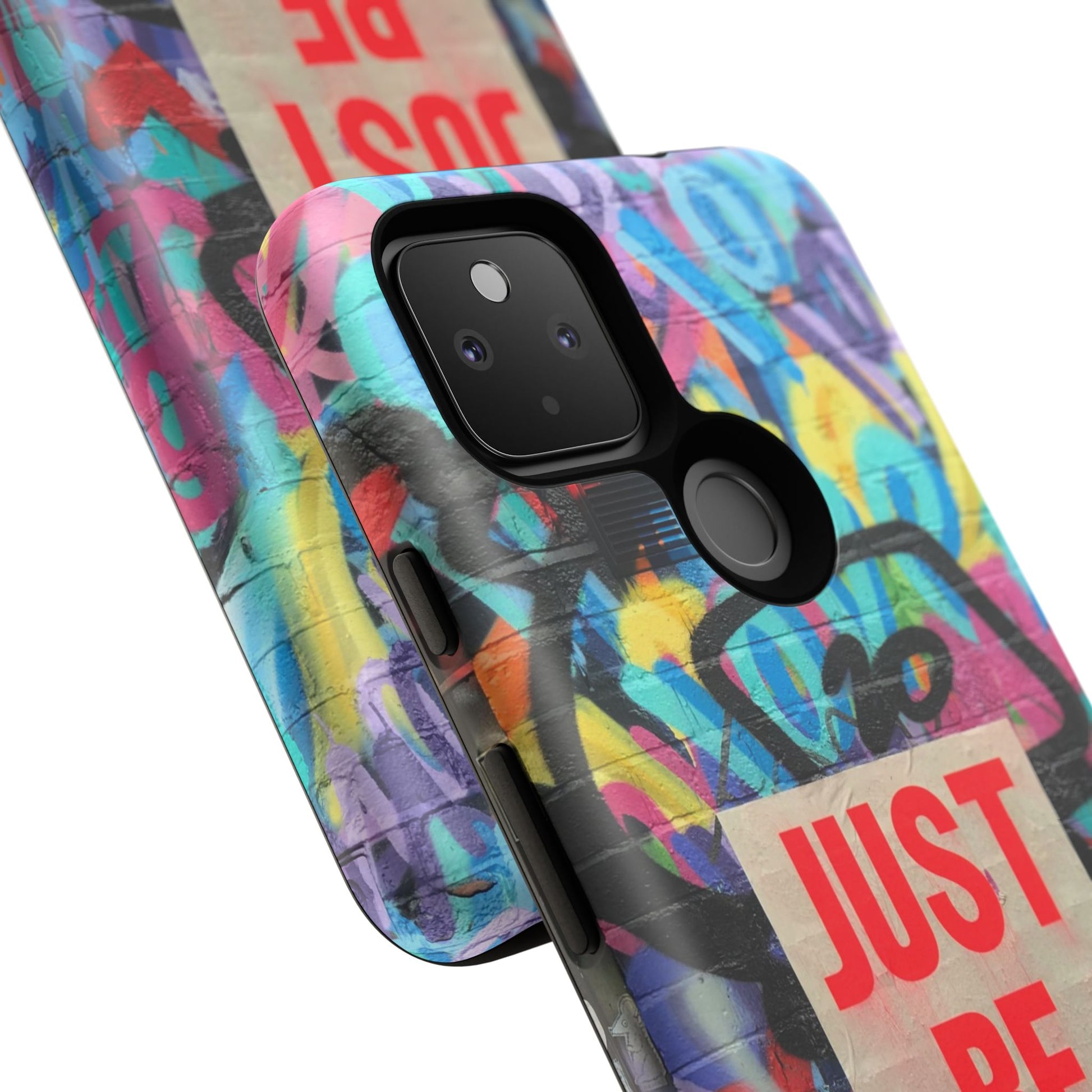 Colorful Phone Case - Just Be Nice Design, Motivational Gift, Phone Accessories, Unique Custom Case, Positive Vibe Tech Gear - FORMO