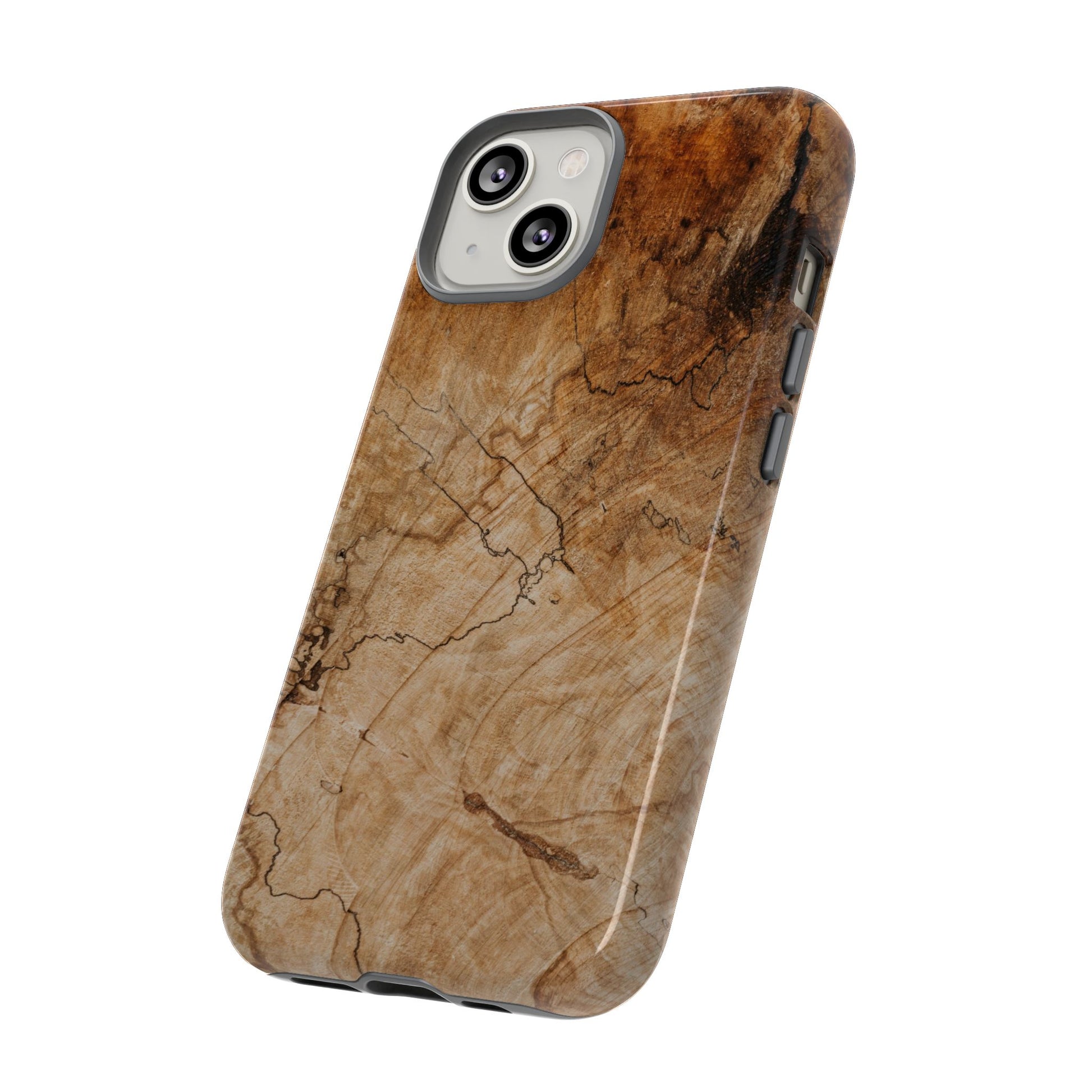 Woodland-Inspired Phone Case | Tough Cases, Natural Wood Grain Cover, Rustic Tech Accessory, Nature Lover Gift, Eco-Friendly - FORMO