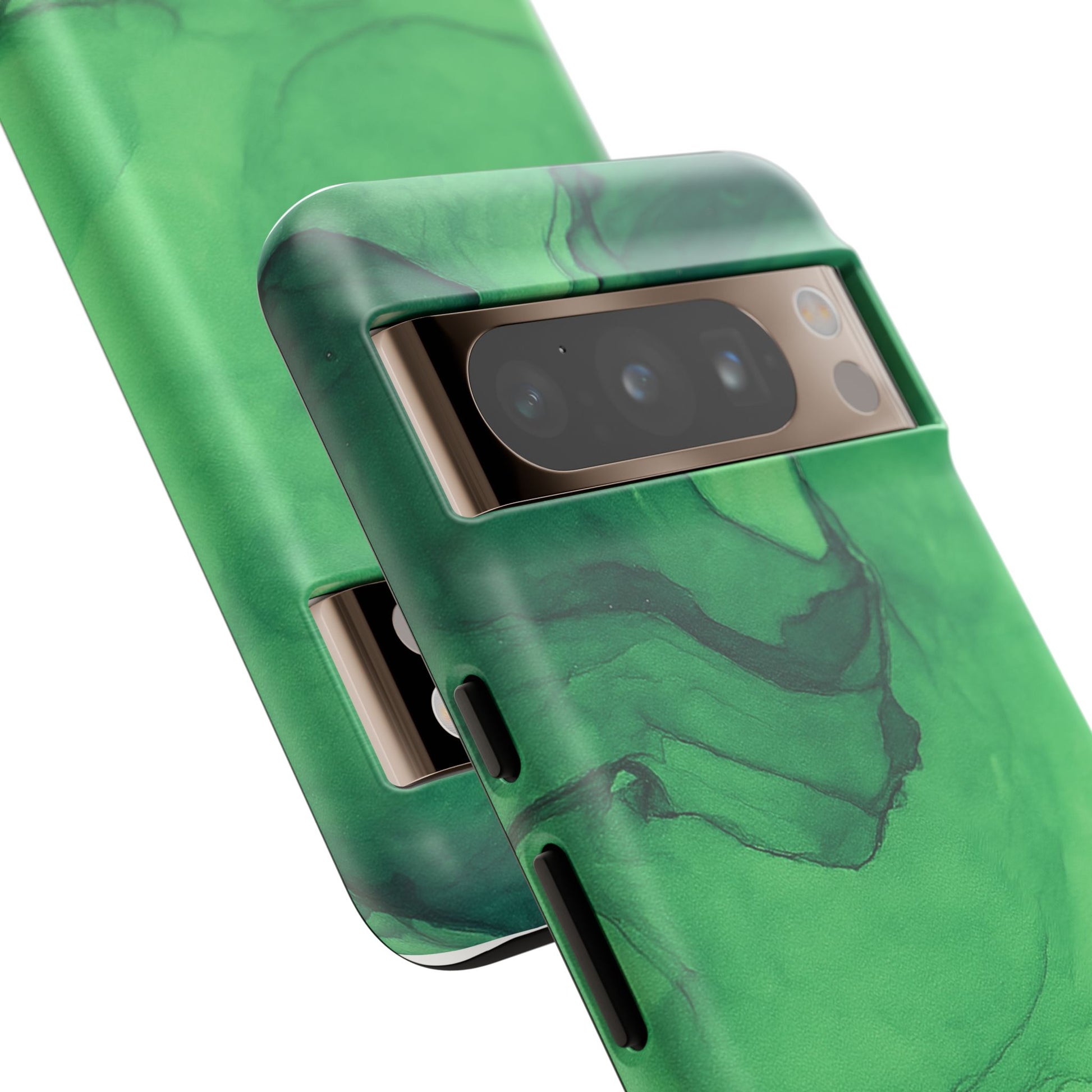 Stylish Phone Case for Nature Lovers, Tough Cases, Green Marble Design, Organic Aesthetic, Unique Gift, Eco-friendly Accessories