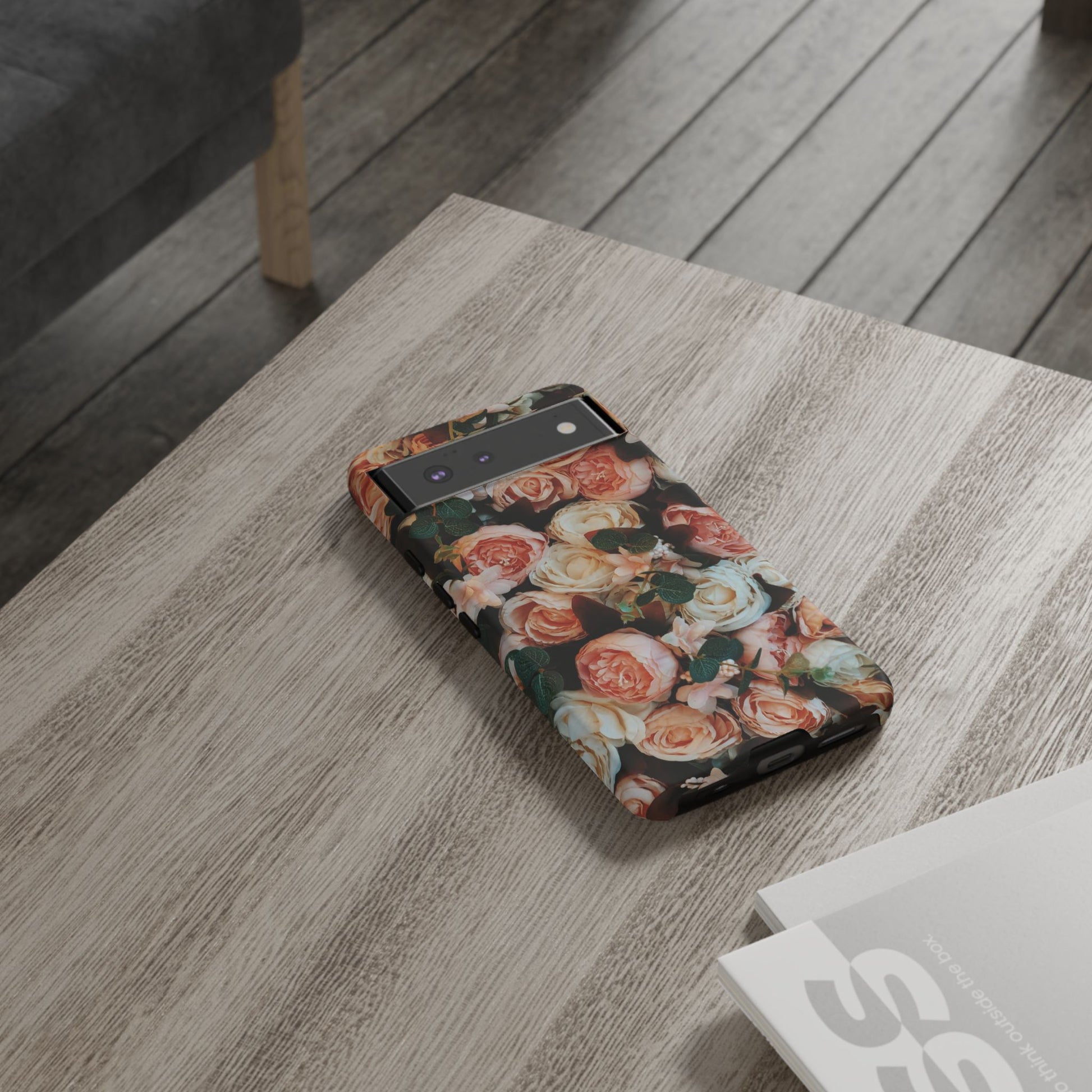 Floral Phone Case - Tough Cases, Rose Design, Floral Protection, Gift for Her, Cute Mobile Cover, Eco-Friendly Case - FORMO