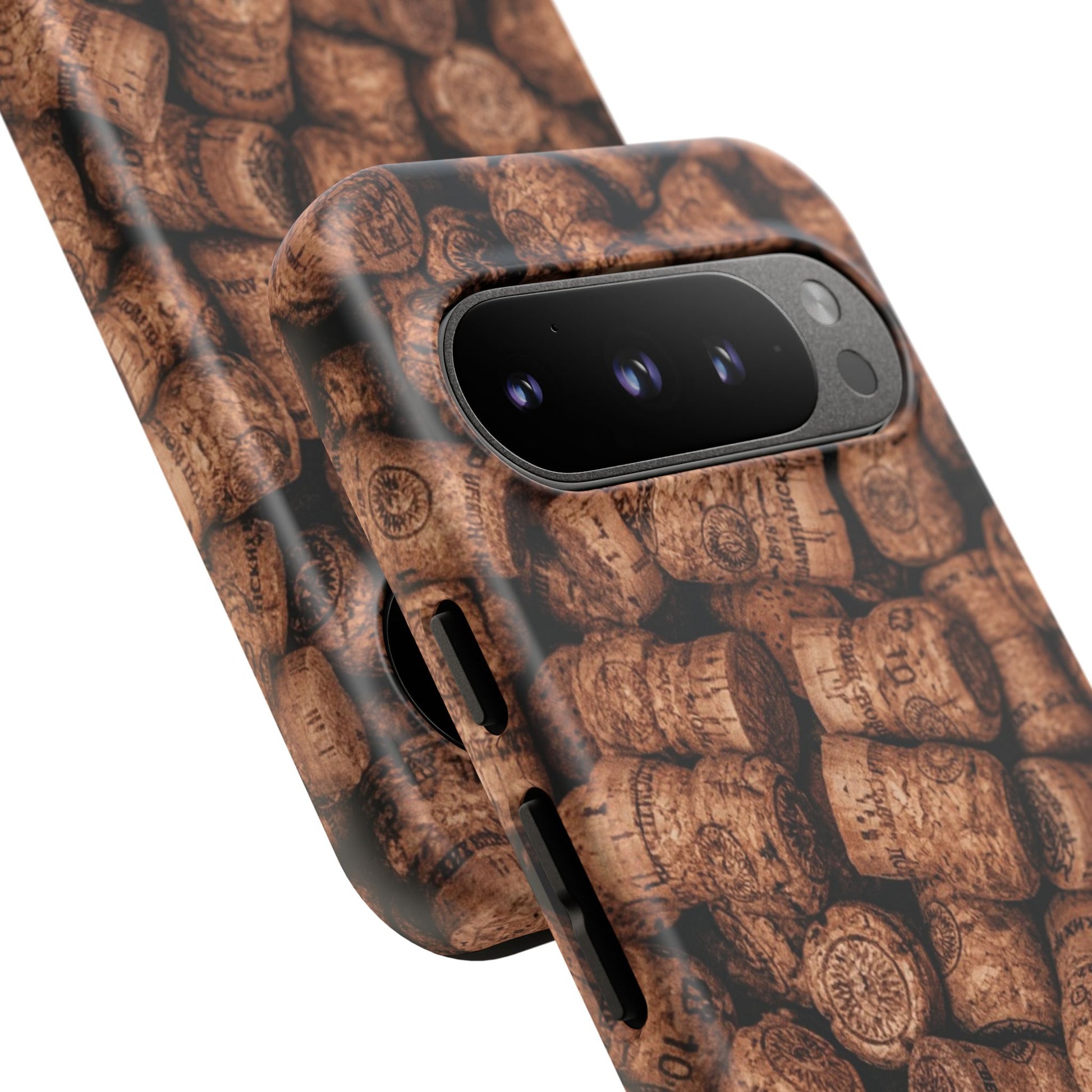 Cork Pattern Phone Case - Eco-Friendly, Vintage Style, Rustic Gifts for Wine Lovers, Housewarming, Birthday, Unique Gift - FORMO