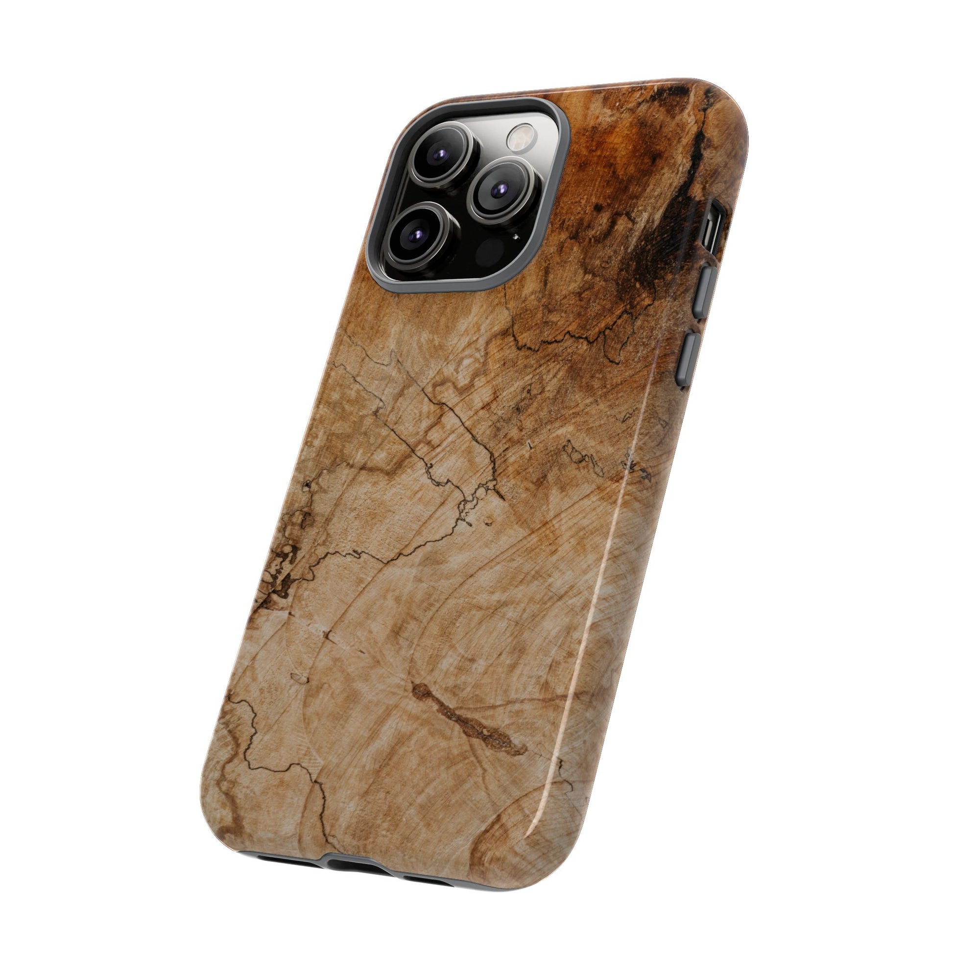 Woodland-Inspired Phone Case | Tough Cases, Natural Wood Grain Cover, Rustic Tech Accessory, Nature Lover Gift, Eco-Friendly - FORMO