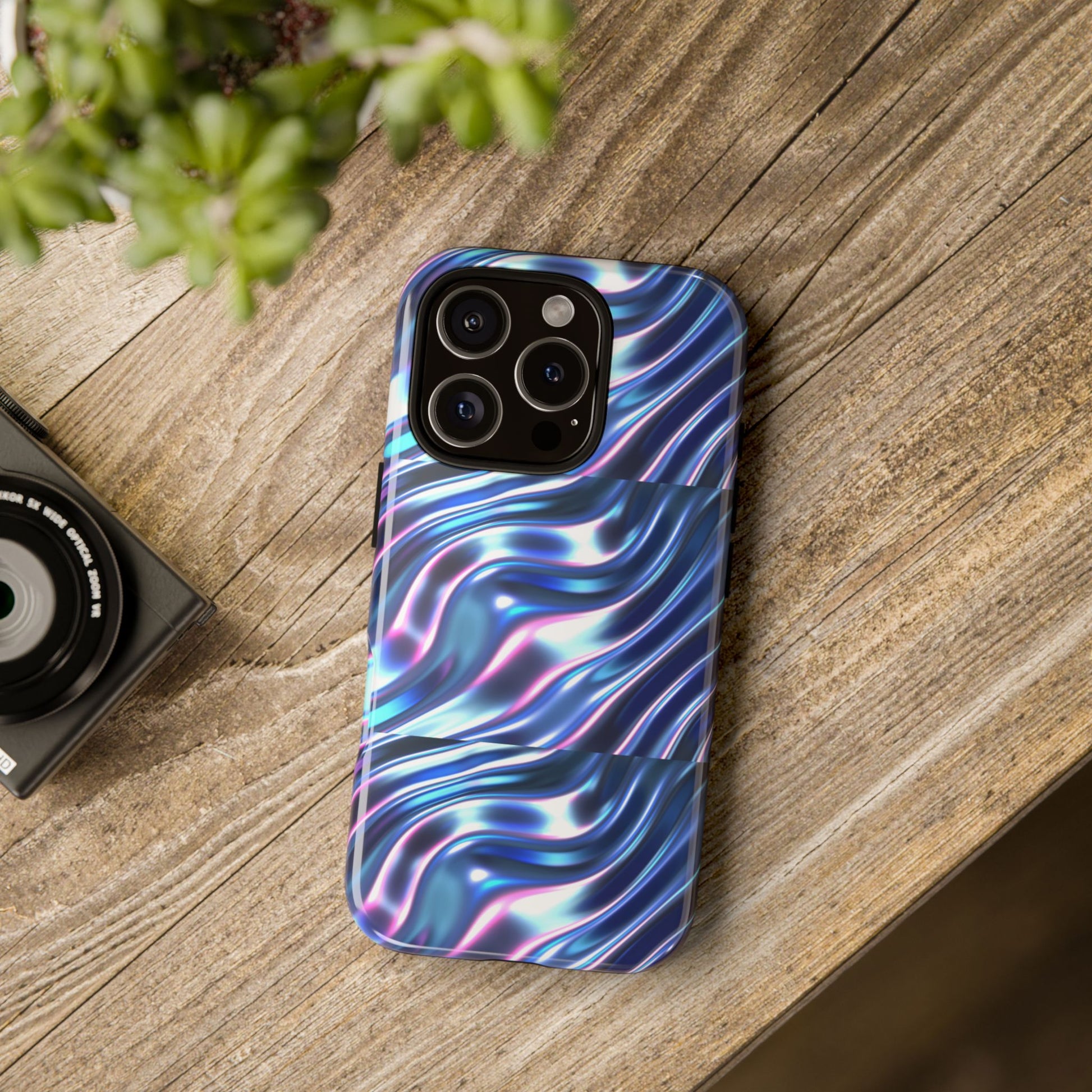 Iridescent Glossy Tough Phone Case (iPhone, Samsung & Google Pixel Compatible) - FORMO