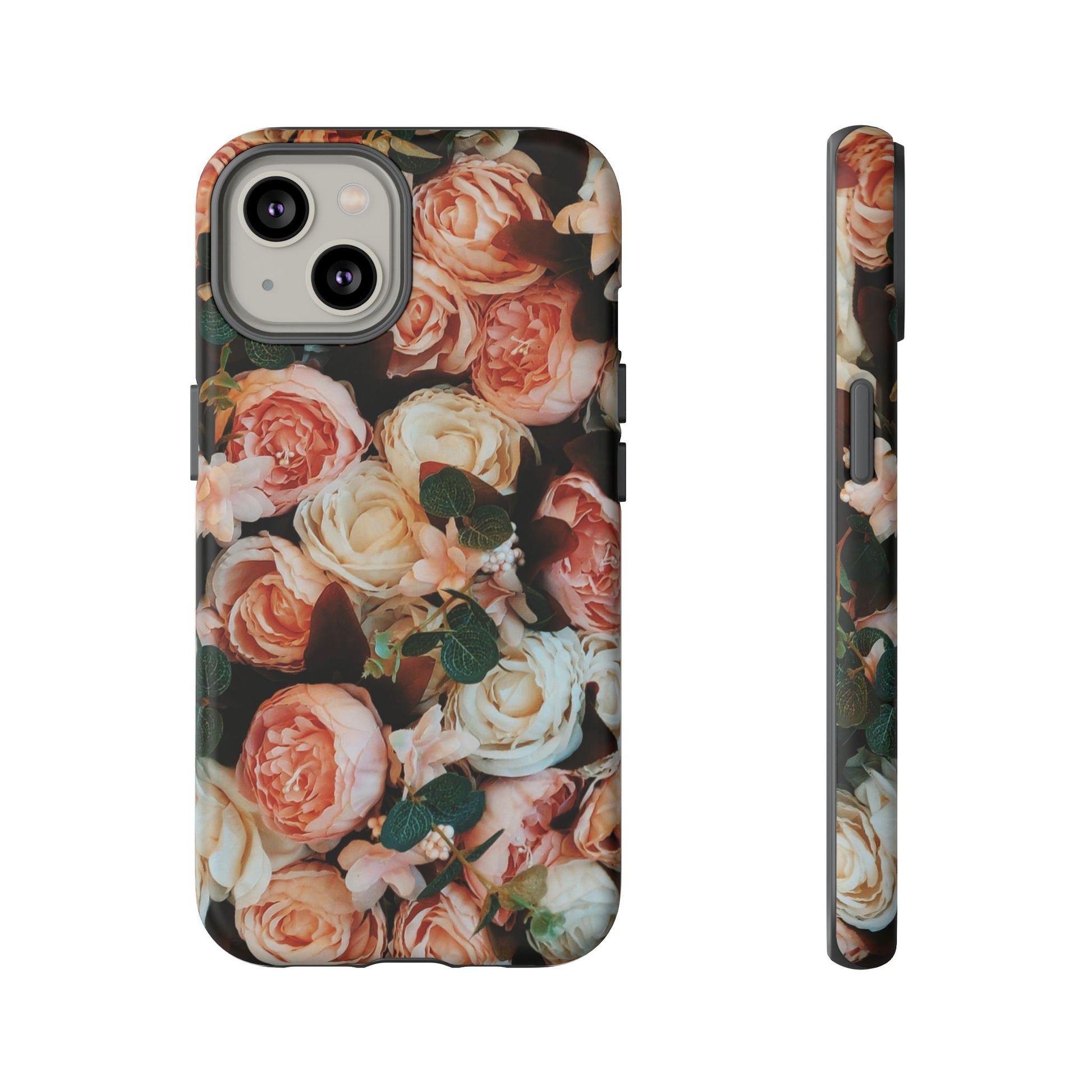Floral Phone Case - Tough Cases, Rose Design, Floral Protection, Gift for Her, Cute Mobile Cover, Eco-Friendly Case - FORMO