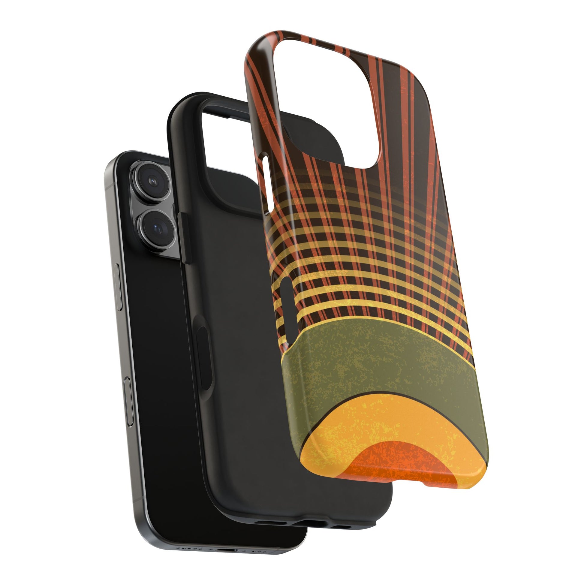 Retro Sunrise Tough Phone Case (iPhone & Samsung Compatible) - FORMO