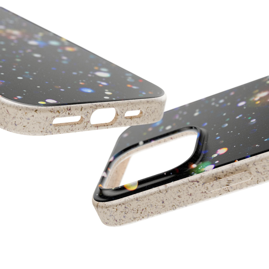 Eco-Friendly Phone Cases, Galaxy Print Biodegradable Cases, Sustainable Phone Accessories, Green Gifts for Her, Space Lover Gift - FORMO