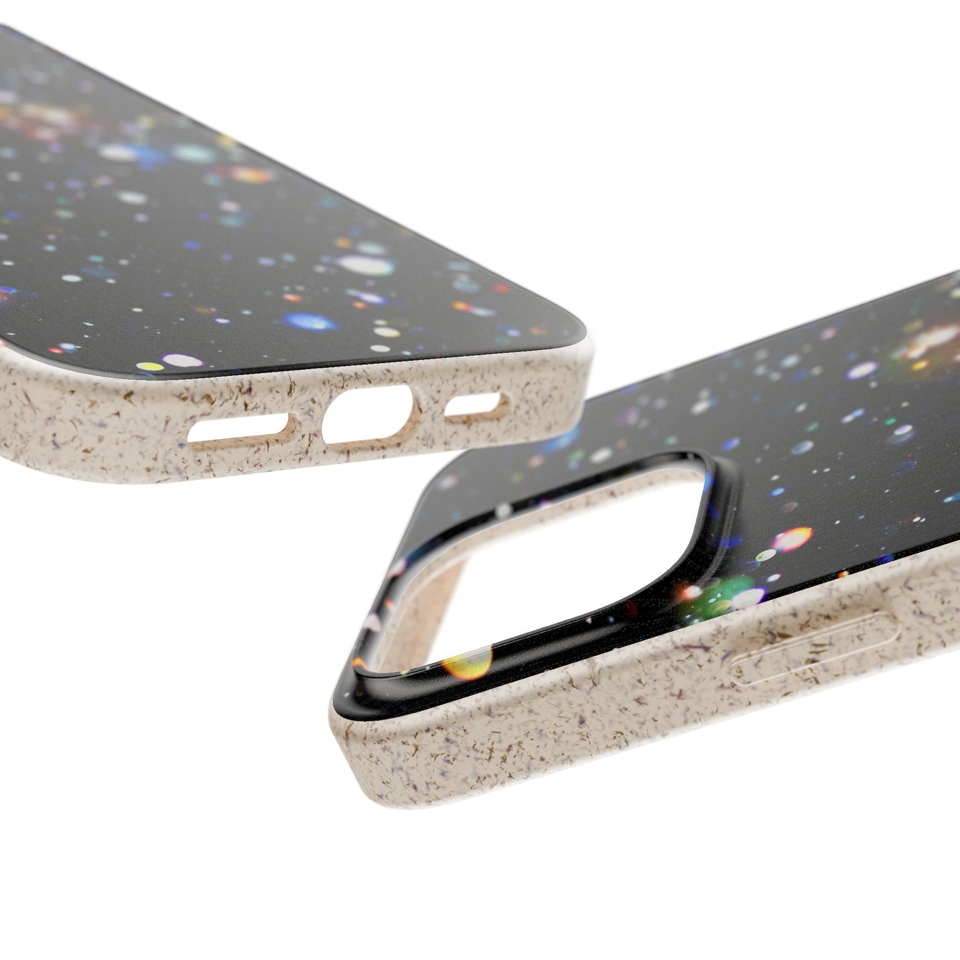 Eco-Friendly Phone Cases, Galaxy Print Biodegradable Cases, Sustainable Phone Accessories, Green Gifts for Her, Space Lover Gift - FORMO