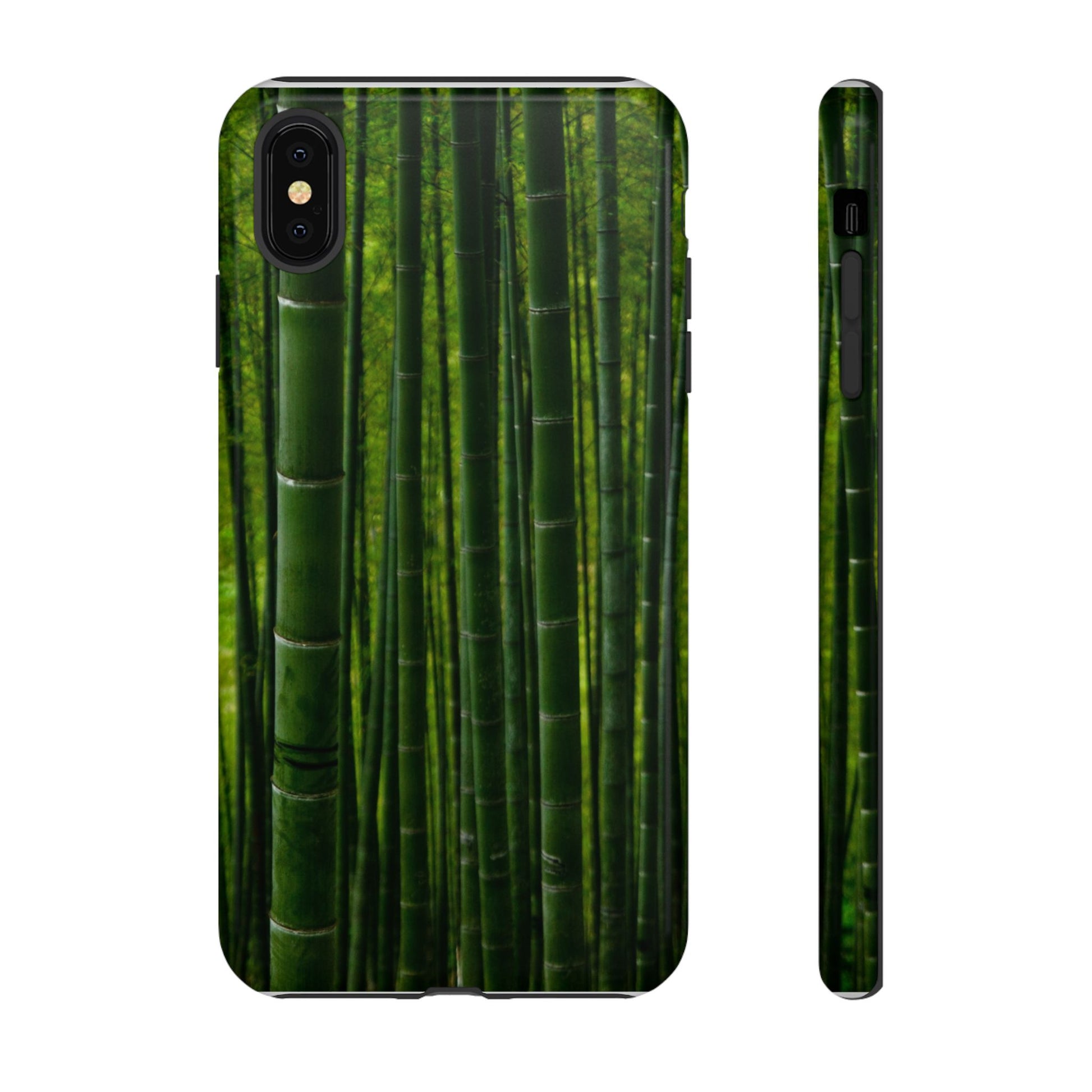 Bamboo Phone Case - Tough Cases, Nature Lover Gift, Eco-Friendly Phone Accessory, Greenery Design, Unique Smartphone Cover - FORMO