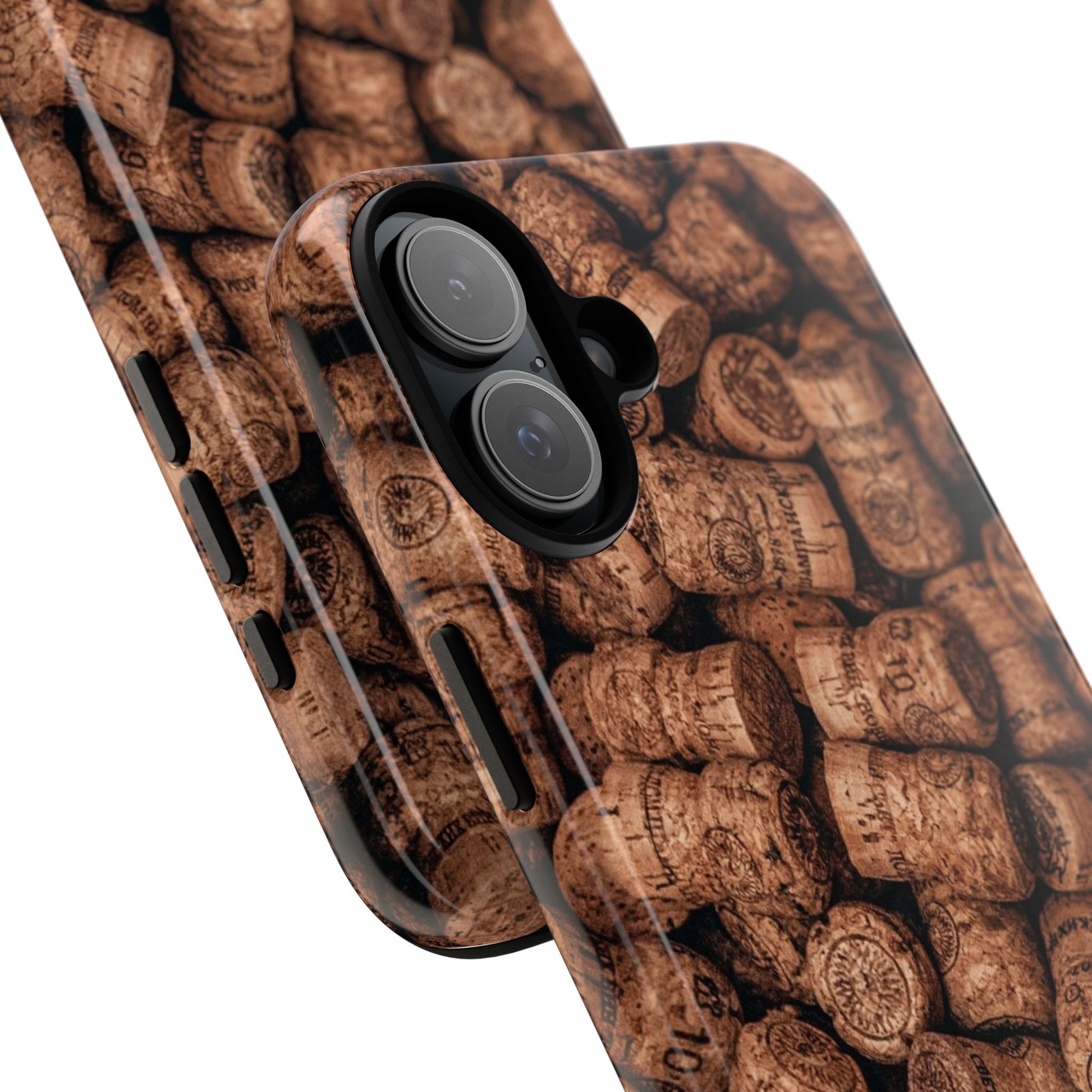 Cork Pattern Phone Case - Eco-Friendly, Vintage Style, Rustic Gifts for Wine Lovers, Housewarming, Birthday, Unique Gift - FORMO