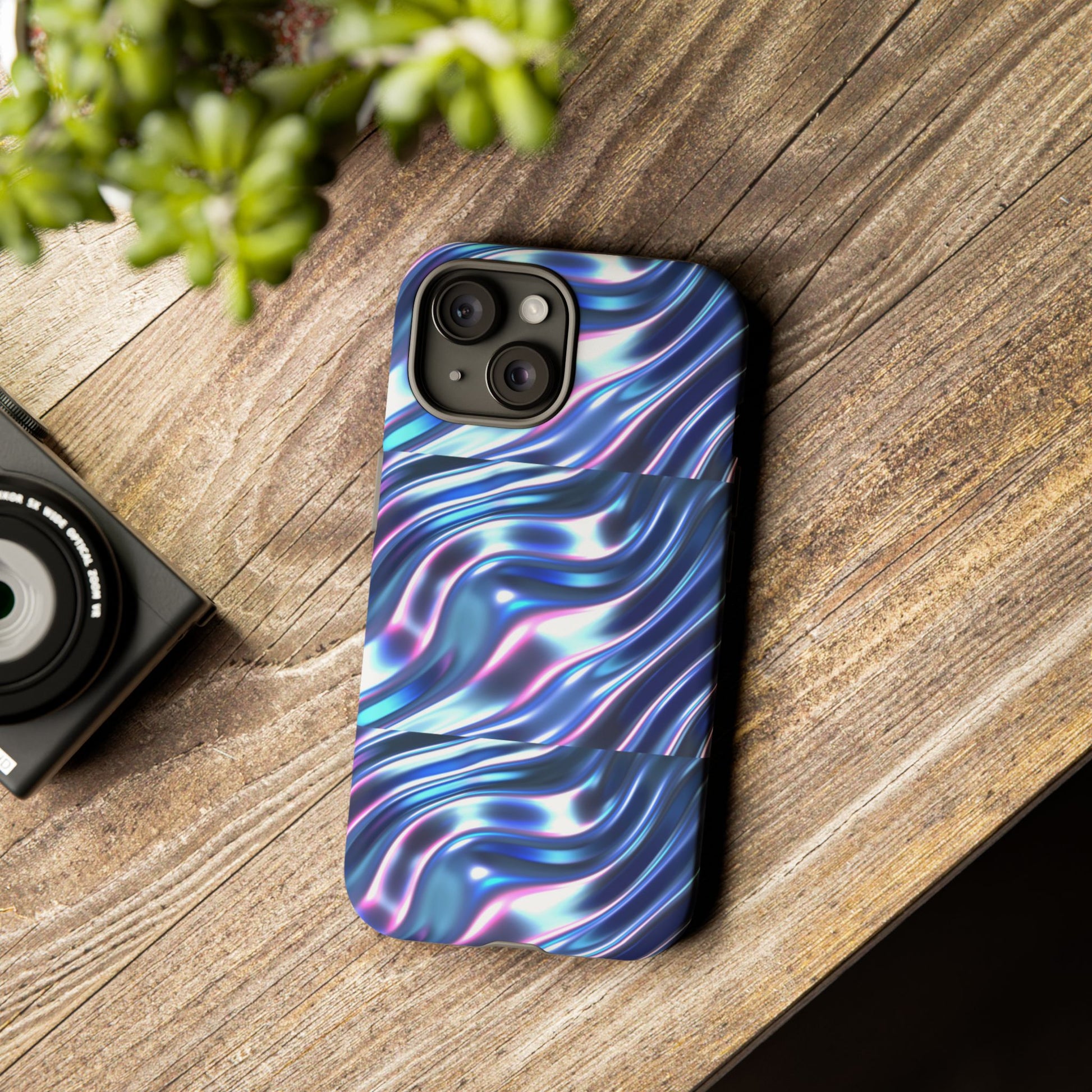 Iridescent Glossy Tough Phone Case (iPhone, Samsung & Google Pixel Compatible) - FORMO