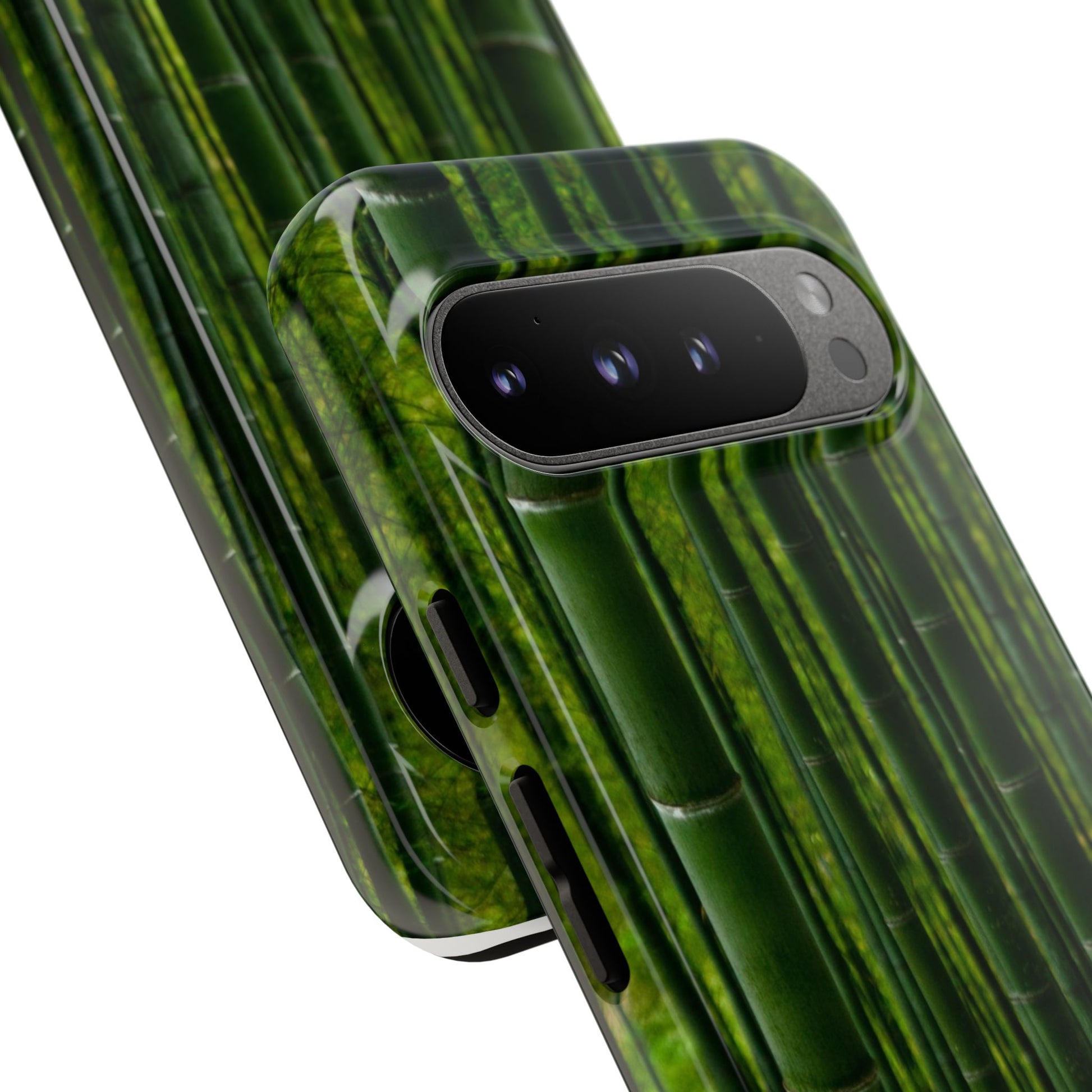 Bamboo Phone Case - Tough Cases, Nature Lover Gift, Eco-Friendly Phone Accessory, Greenery Design, Unique Smartphone Cover - FORMO