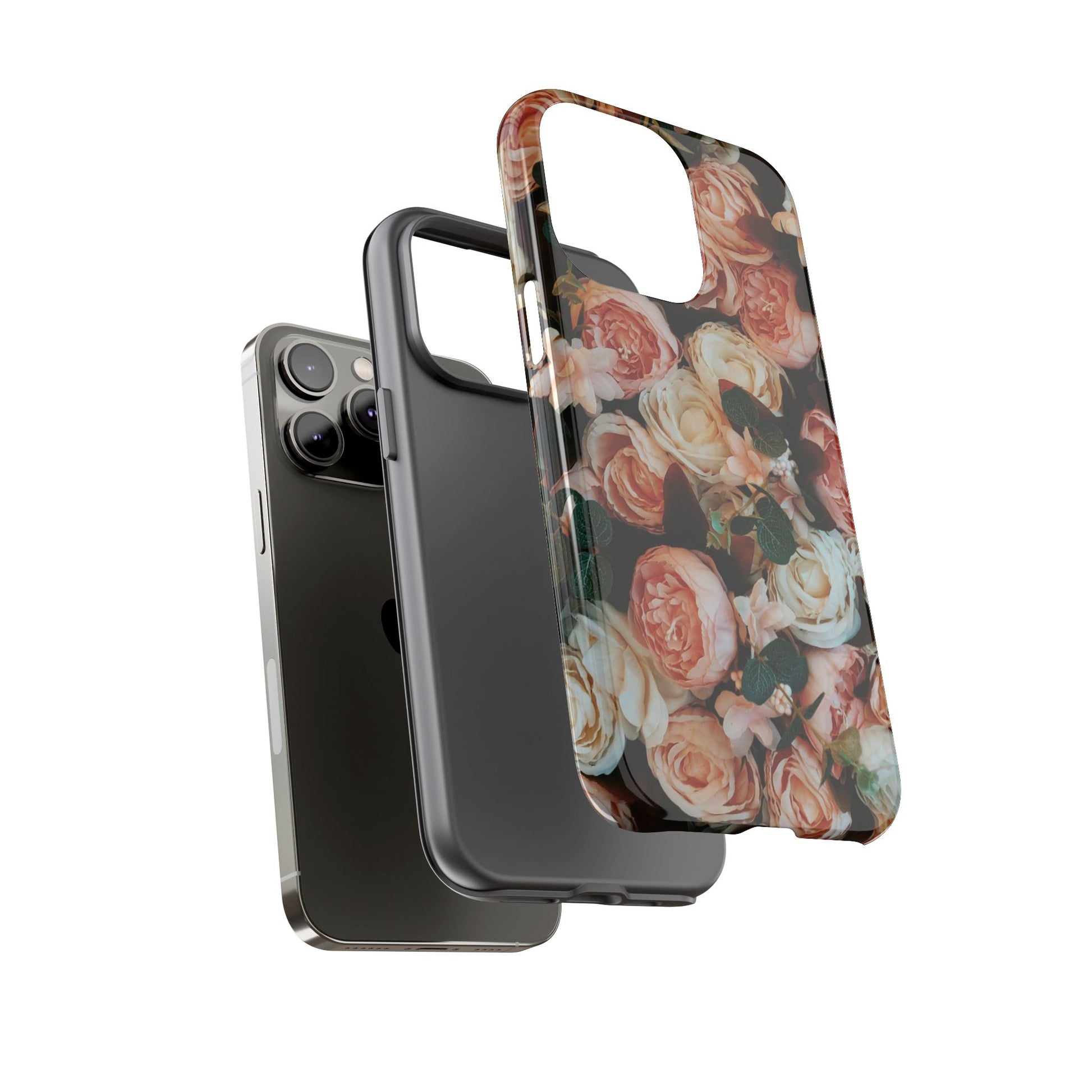 Floral Phone Case - Tough Cases, Rose Design, Floral Protection, Gift for Her, Cute Mobile Cover, Eco-Friendly Case - FORMO