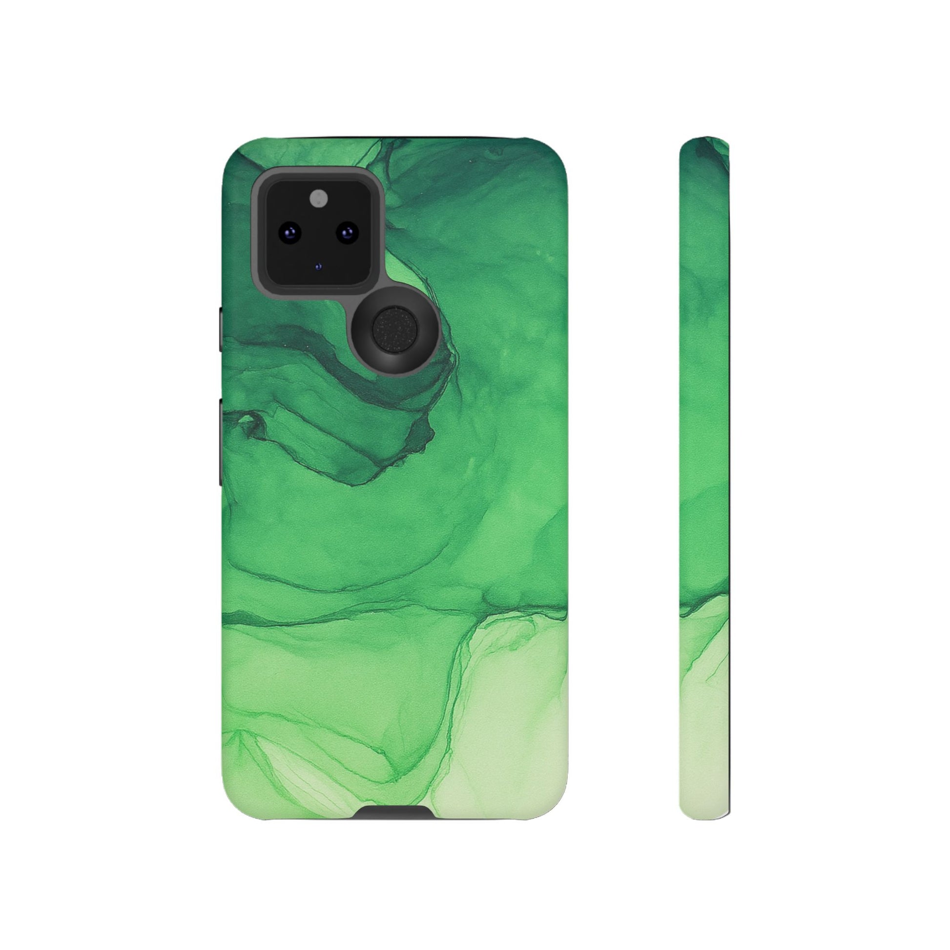 Stylish Phone Case for Nature Lovers, Tough Cases, Green Marble Design, Organic Aesthetic, Unique Gift, Eco-friendly Accessories