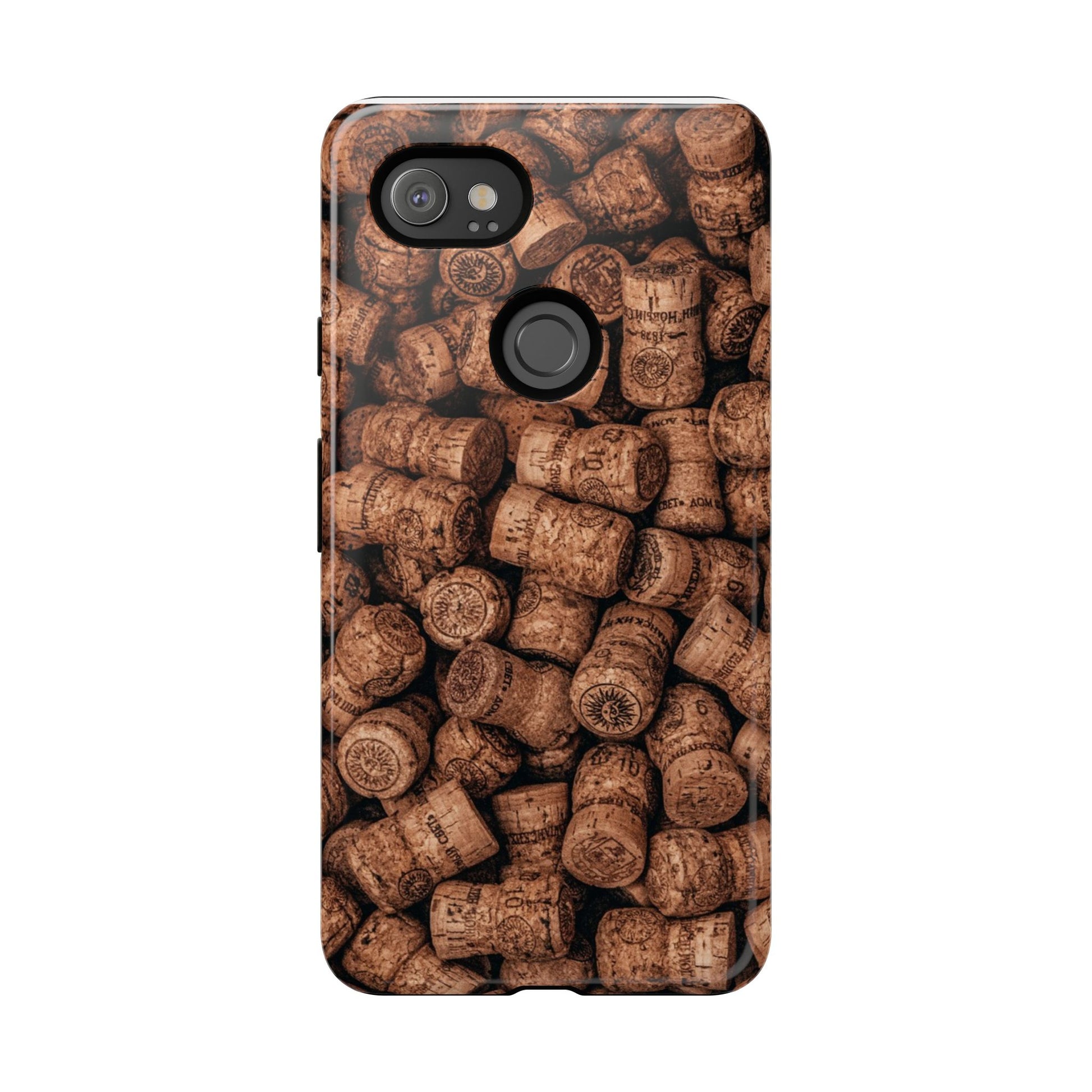 Cork Pattern Phone Case - Eco-Friendly, Vintage Style, Rustic Gifts for Wine Lovers, Housewarming, Birthday, Unique Gift - FORMO
