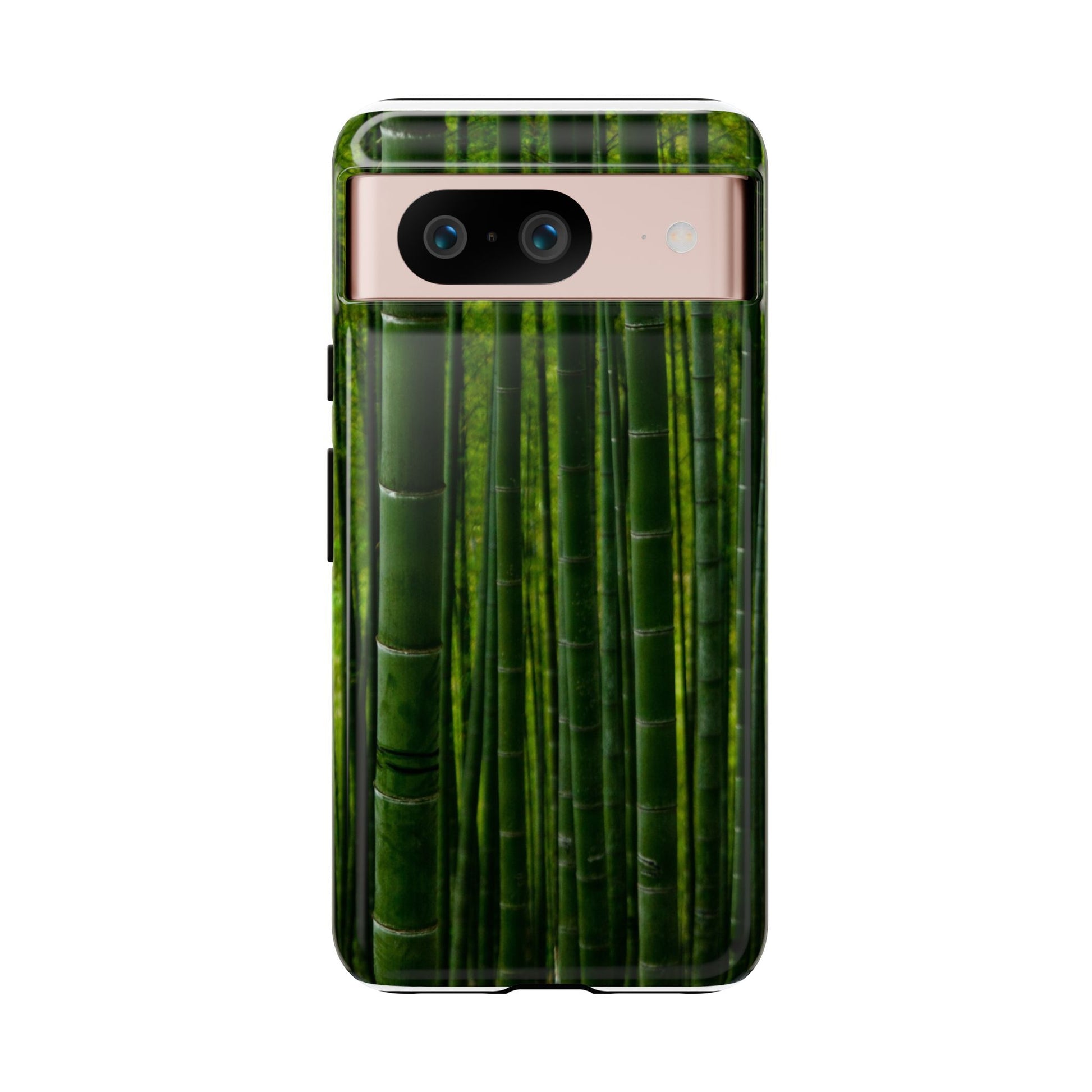 Bamboo Phone Case - Tough Cases, Nature Lover Gift, Eco-Friendly Phone Accessory, Greenery Design, Unique Smartphone Cover - FORMO