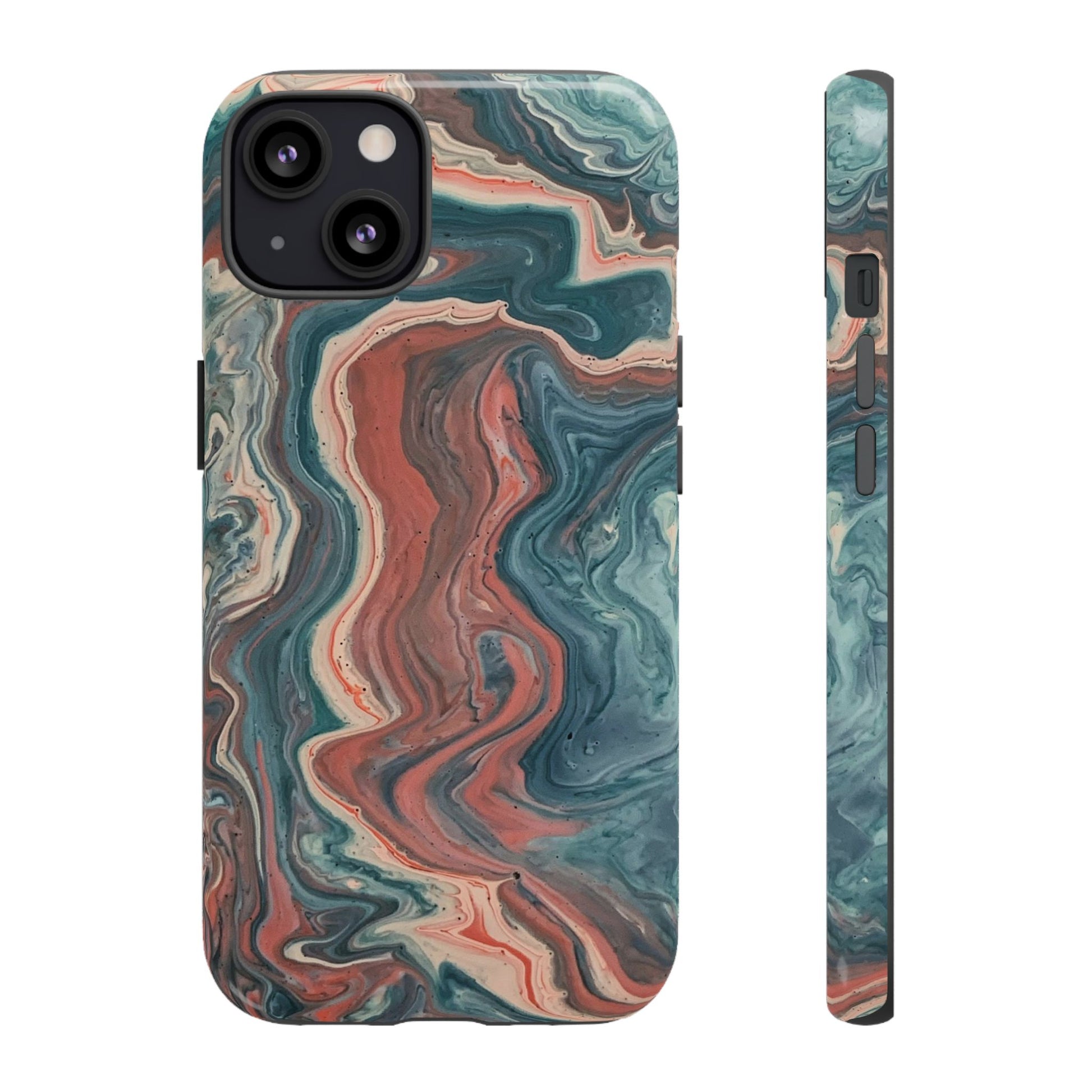 Artistic Phone Case, Tough Cases for Stylish Protection, Marble Design, Trendy Gift for Phone Lovers, Unique Cell Phone Accessory - FORMO