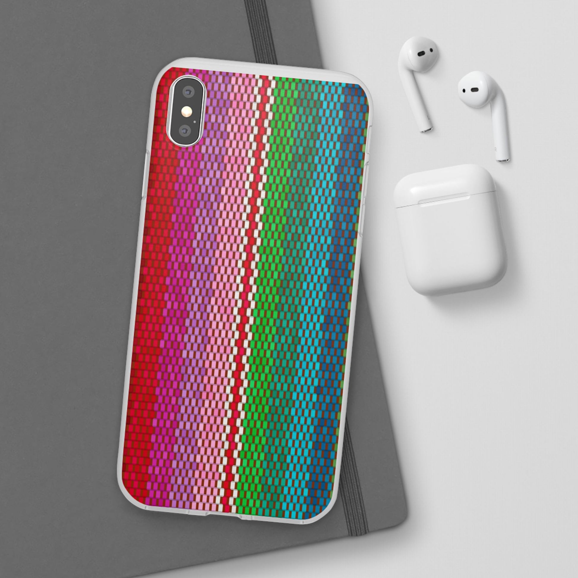 Colorful Striped Flexi Phone Case (iPhone & Samsung Compatible) - FORMO