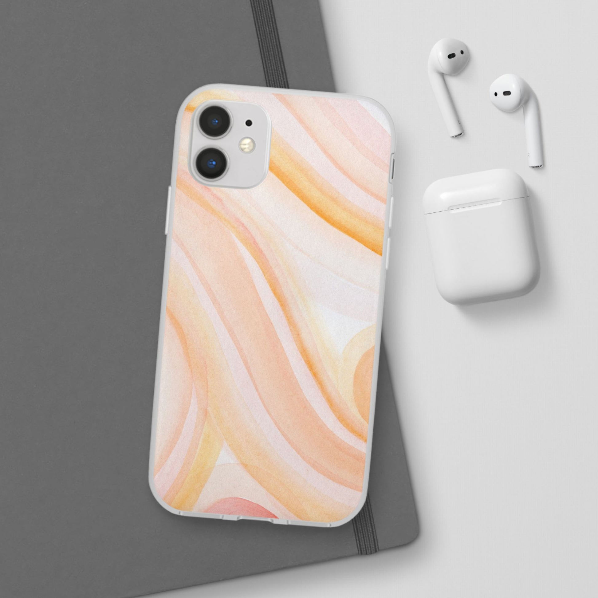 Aesthetic Phone Case, Soft Pastel Flexible Cover, Trendy Mobile Accessories, Gift for Her, Cute Phone Protection - FORMO