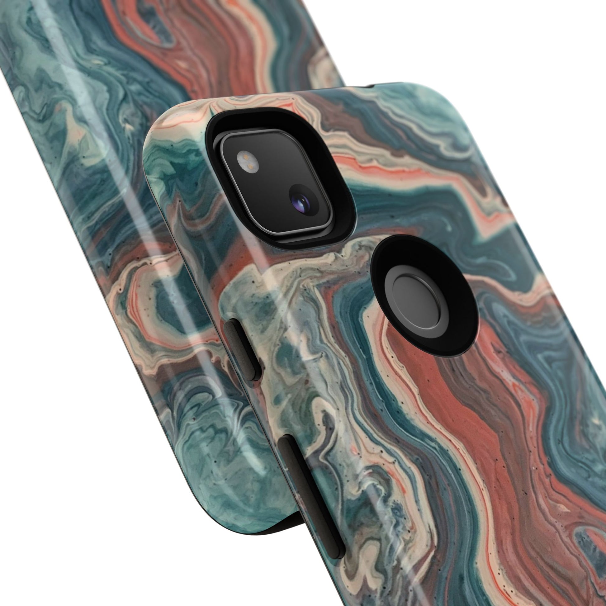 Artistic Phone Case, Tough Cases for Stylish Protection, Marble Design, Trendy Gift for Phone Lovers, Unique Cell Phone Accessory - FORMO