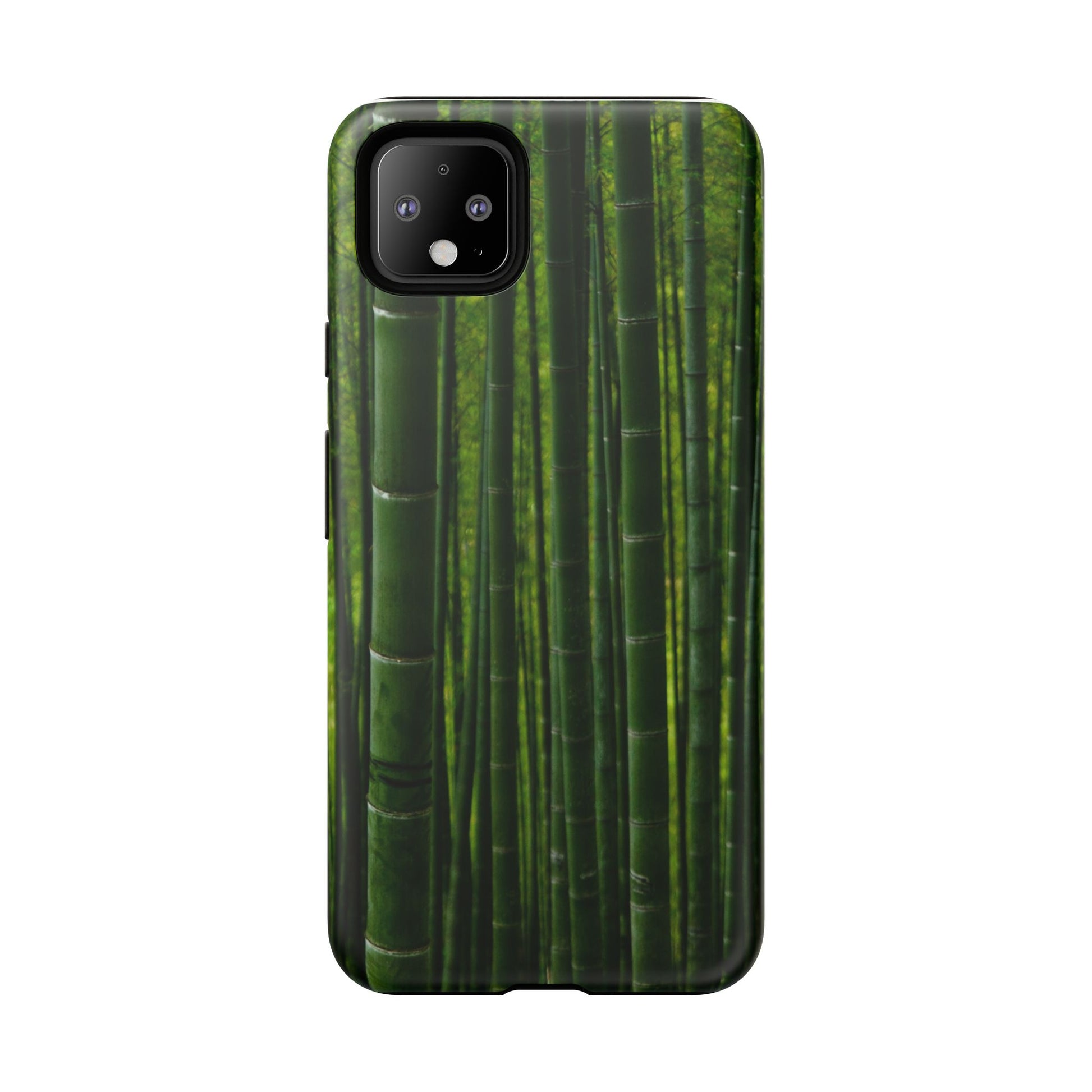 Bamboo Phone Case - Tough Cases, Nature Lover Gift, Eco-Friendly Phone Accessory, Greenery Design, Unique Smartphone Cover - FORMO