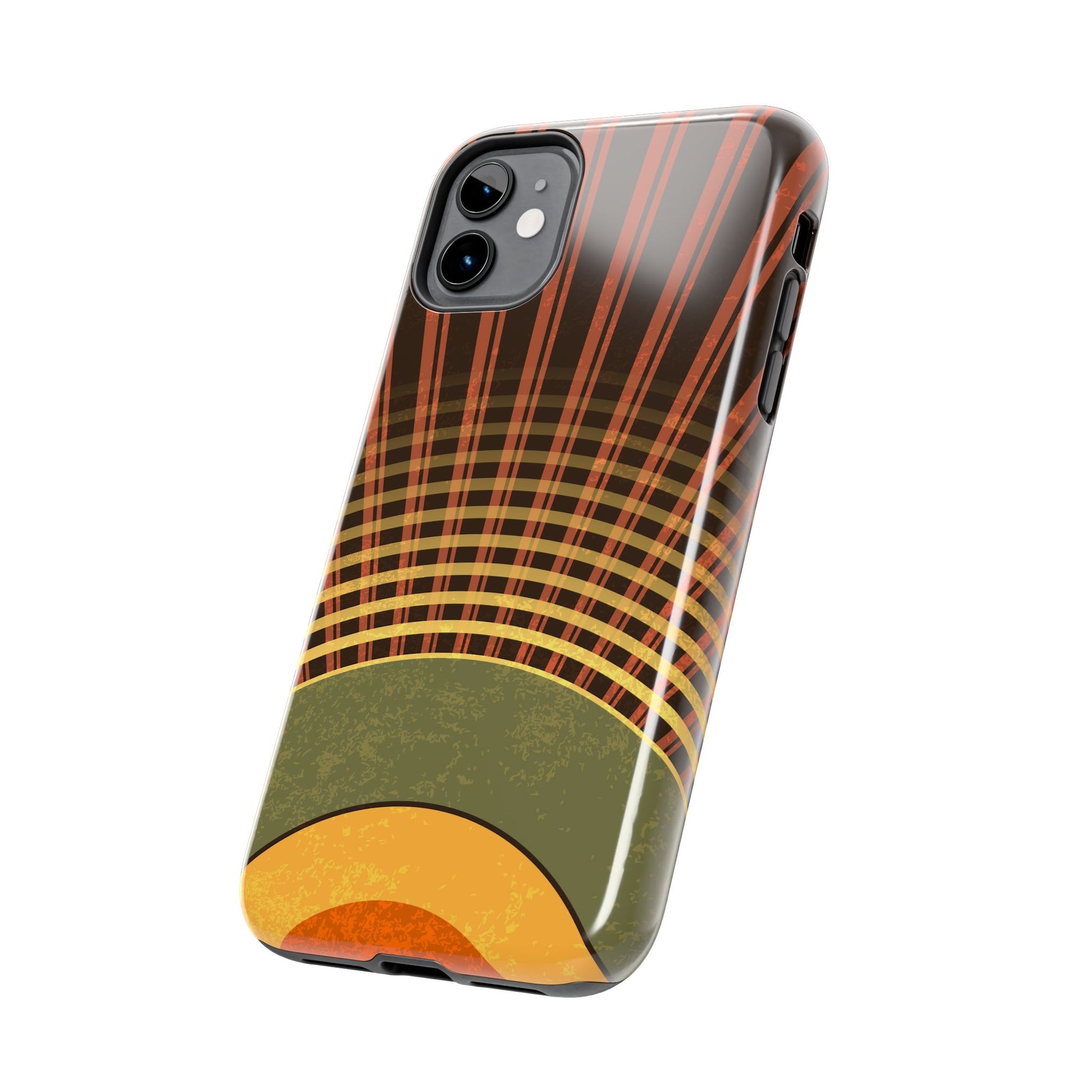Retro Sunrise Tough Phone Case (iPhone & Samsung Compatible) - FORMO