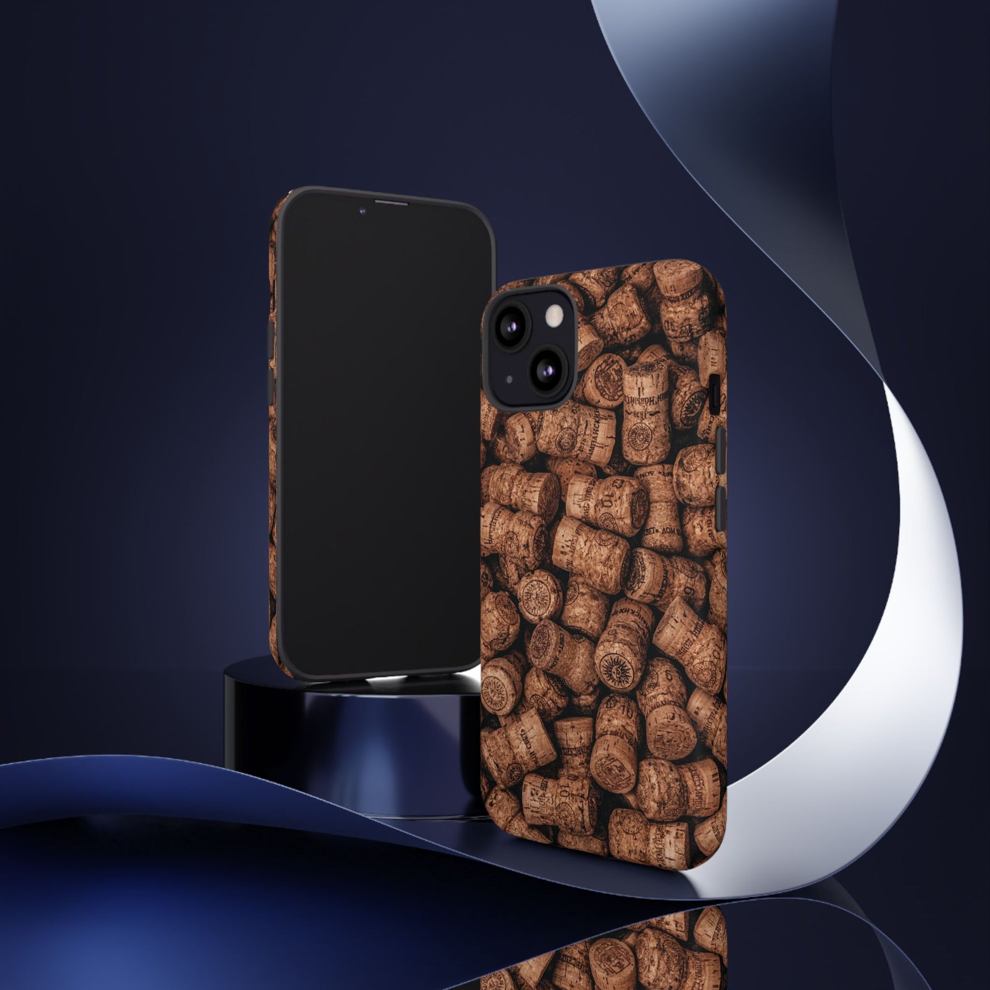Cork Pattern Phone Case - Eco-Friendly, Vintage Style, Rustic Gifts for Wine Lovers, Housewarming, Birthday, Unique Gift - FORMO