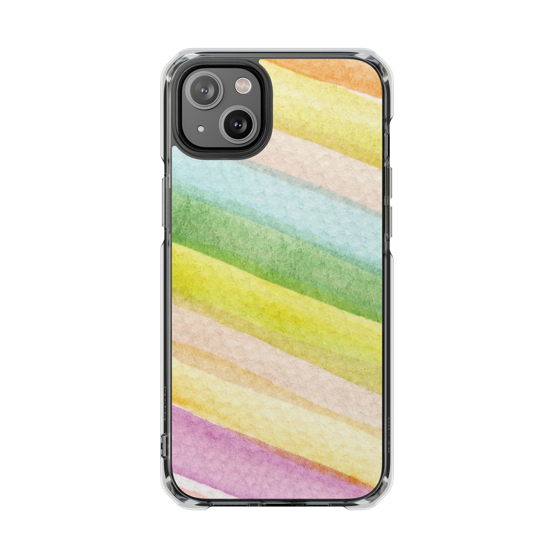 Colorful Watercolor Magnetic Phone Case for Impact Protection, Cute Phone Cover, Stylish Case for Gifts, Birthday, or Everyday Use - FORMO