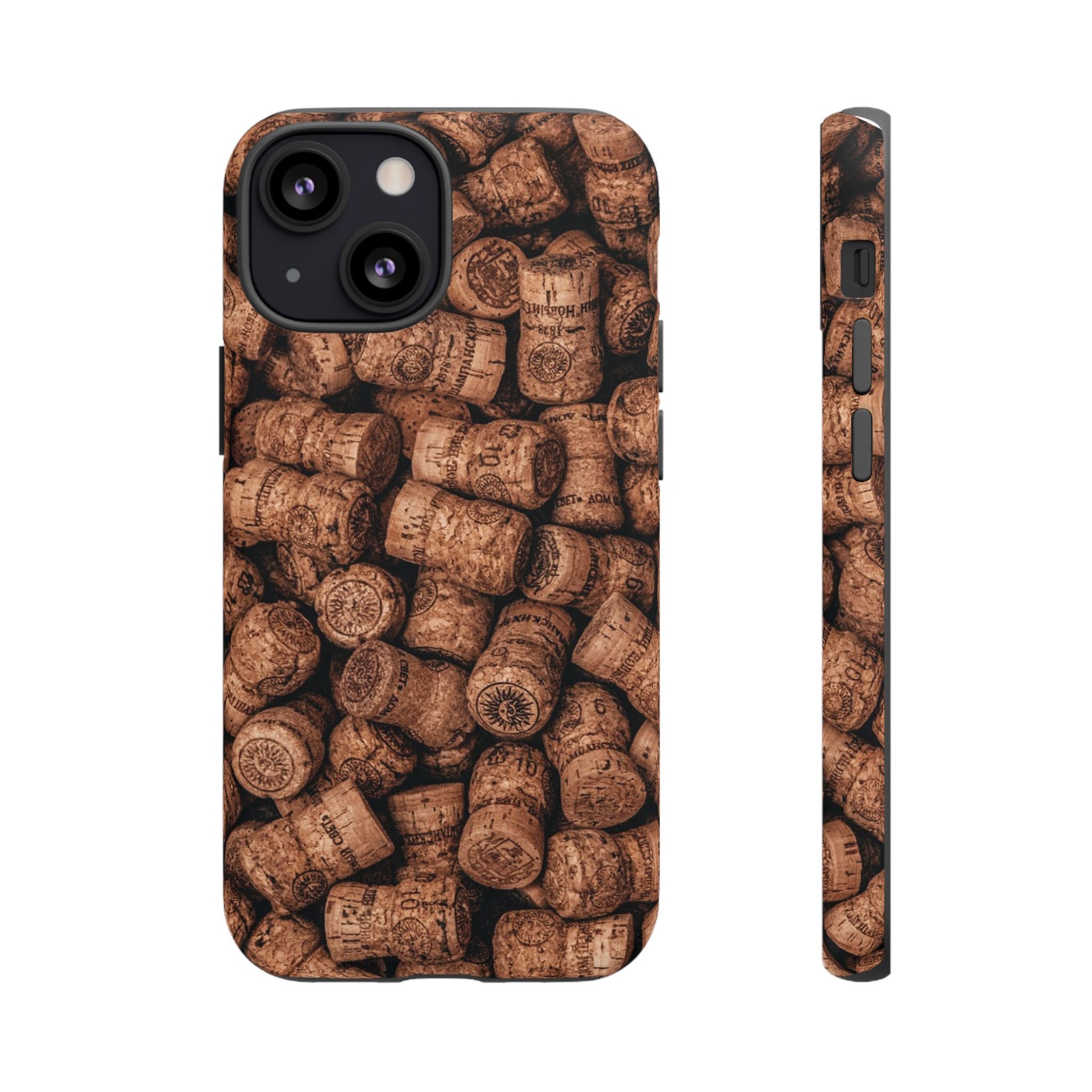Cork Pattern Phone Case - Eco-Friendly, Vintage Style, Rustic Gifts for Wine Lovers, Housewarming, Birthday, Unique Gift - FORMO