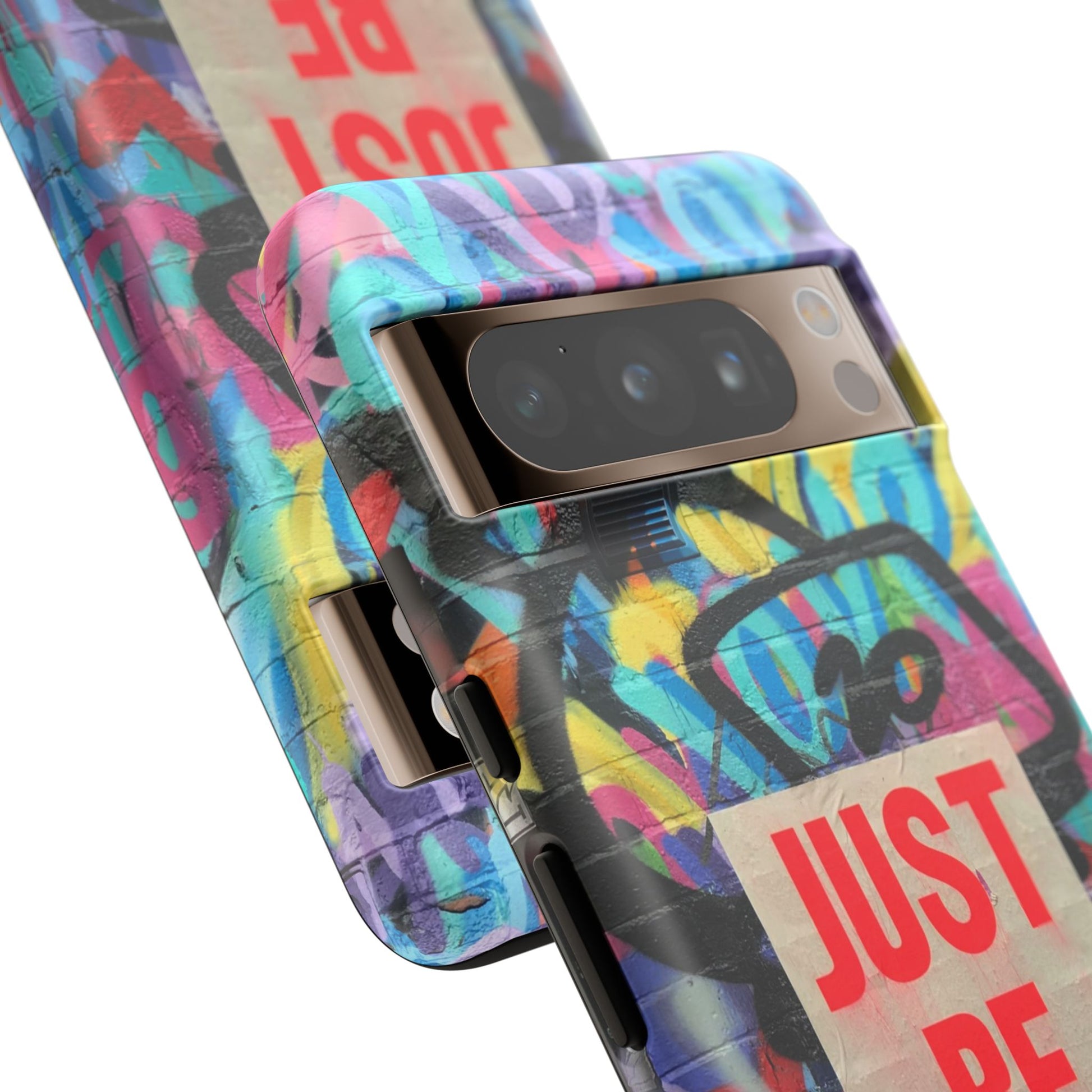 Colorful Phone Case - Just Be Nice Design, Motivational Gift, Phone Accessories, Unique Custom Case, Positive Vibe Tech Gear - FORMO