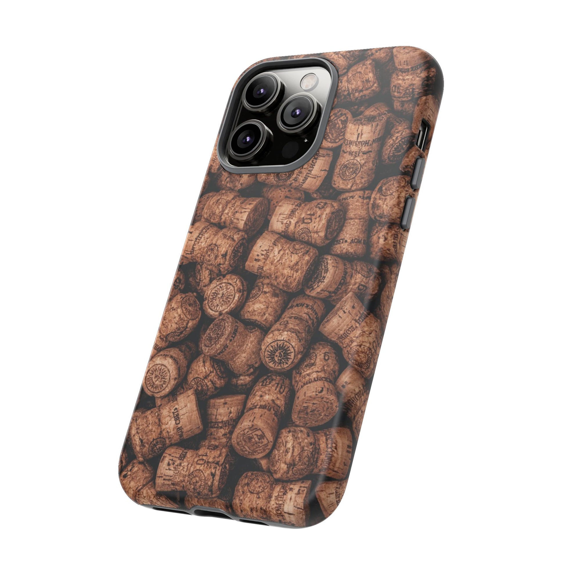 Cork Pattern Phone Case - Eco-Friendly, Vintage Style, Rustic Gifts for Wine Lovers, Housewarming, Birthday, Unique Gift - FORMO