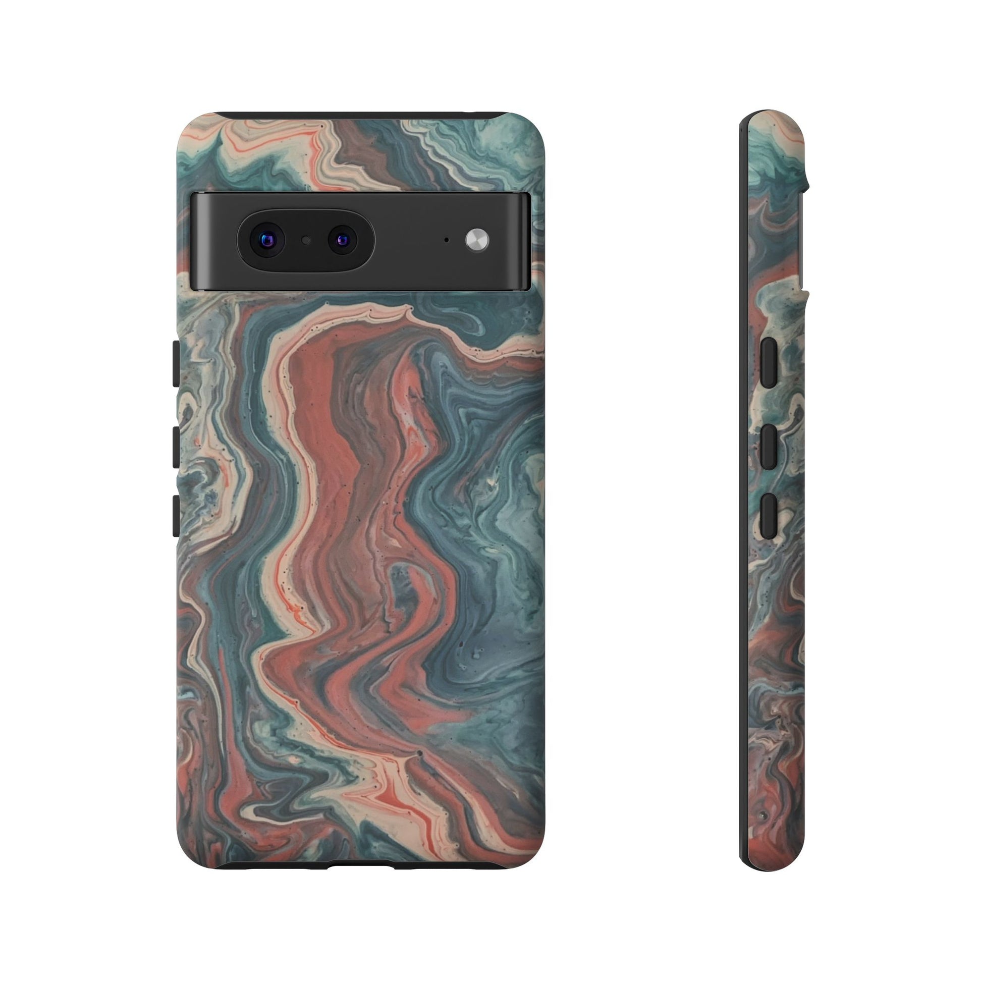 Artistic Phone Case, Tough Cases for Stylish Protection, Marble Design, Trendy Gift for Phone Lovers, Unique Cell Phone Accessory - FORMO