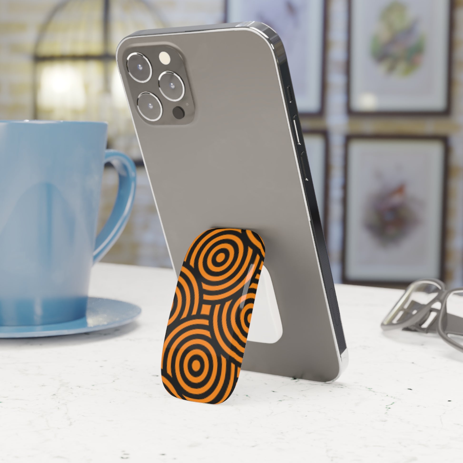 Stylish Phone Grip, Modern Cell Phone Accessory, Unique Phone Stand for Easy Use, Gift for Tech Lovers, Trendy Smartphone Holder - FORMO