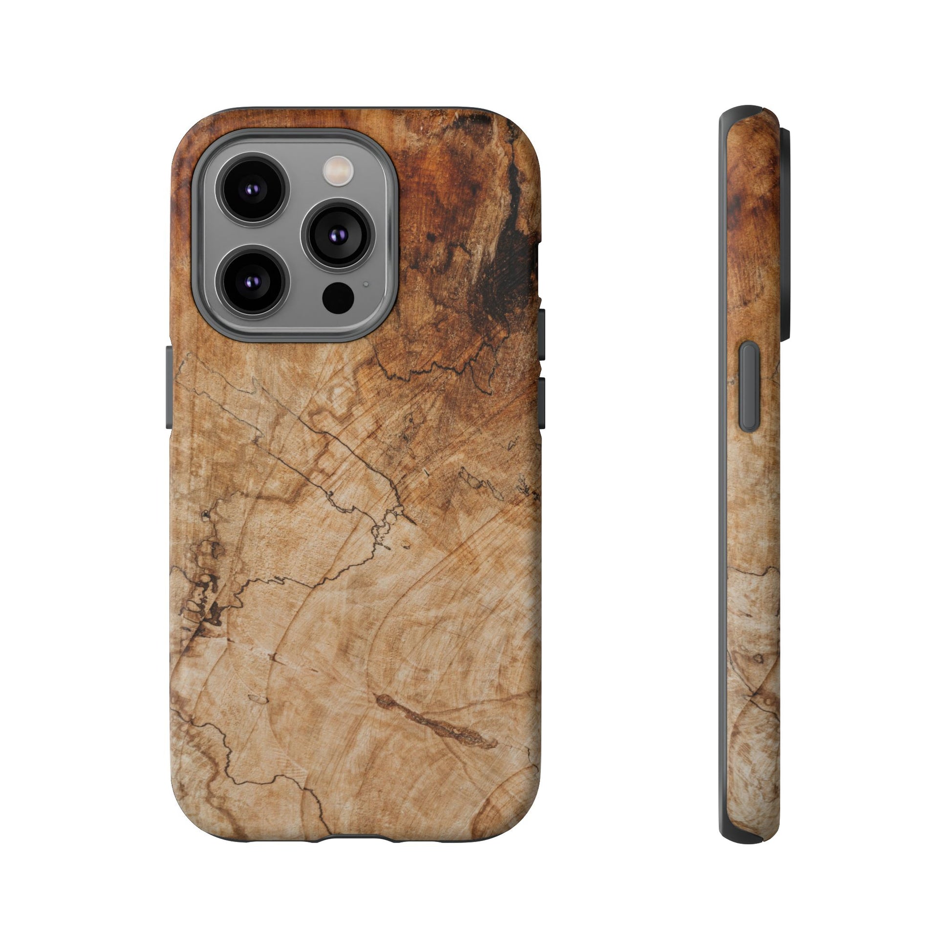 Woodland-Inspired Phone Case | Tough Cases, Natural Wood Grain Cover, Rustic Tech Accessory, Nature Lover Gift, Eco-Friendly - FORMO