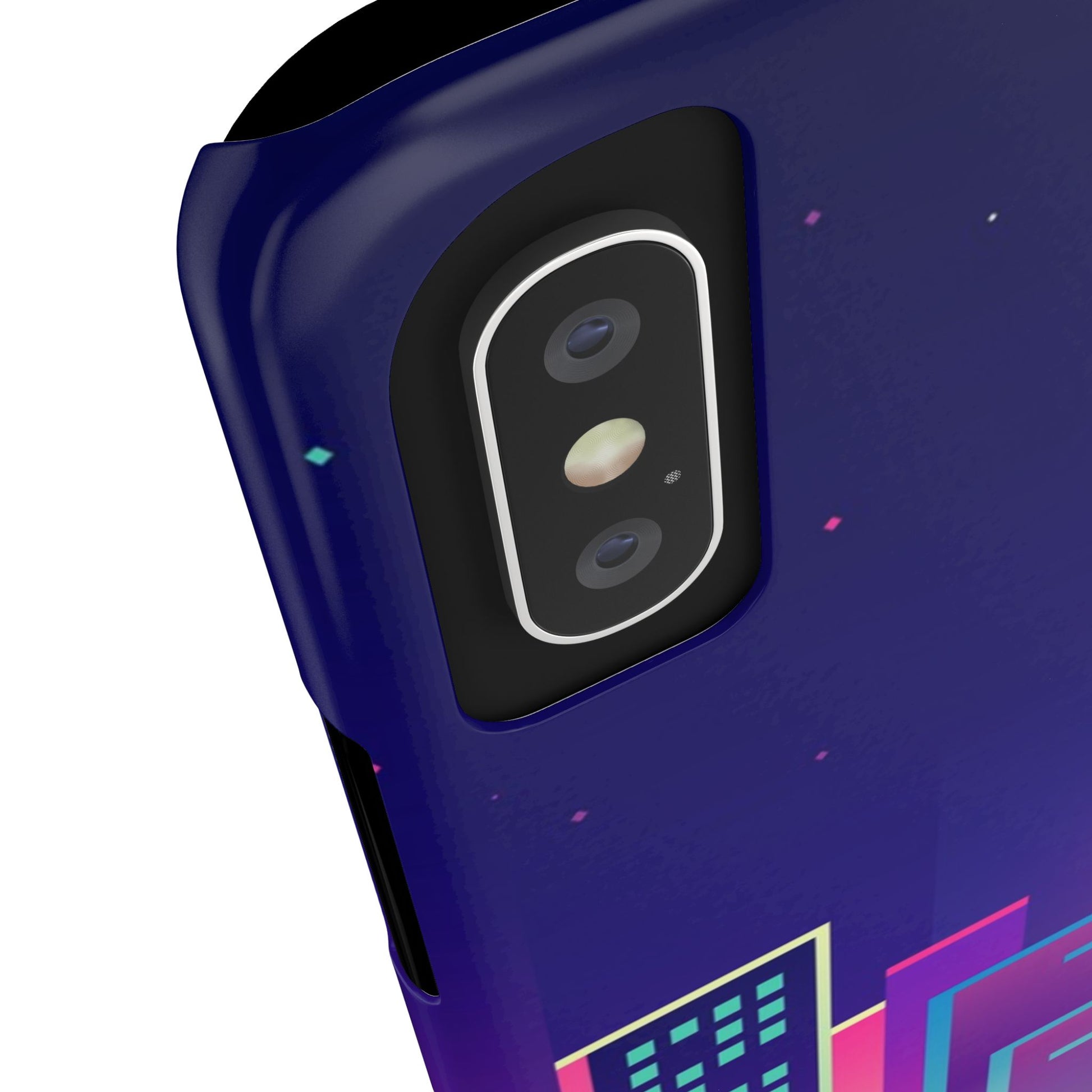 Urban Skyline Slim Phone Cases, Cityscape iPhone Cover, Colorful Night Design, Trendy Phone Accessory, Gifts for City Lovers - FORMO