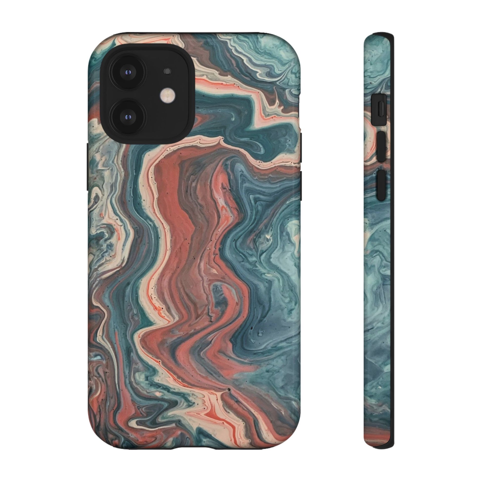 Artistic Phone Case, Tough Cases for Stylish Protection, Marble Design, Trendy Gift for Phone Lovers, Unique Cell Phone Accessory - FORMO