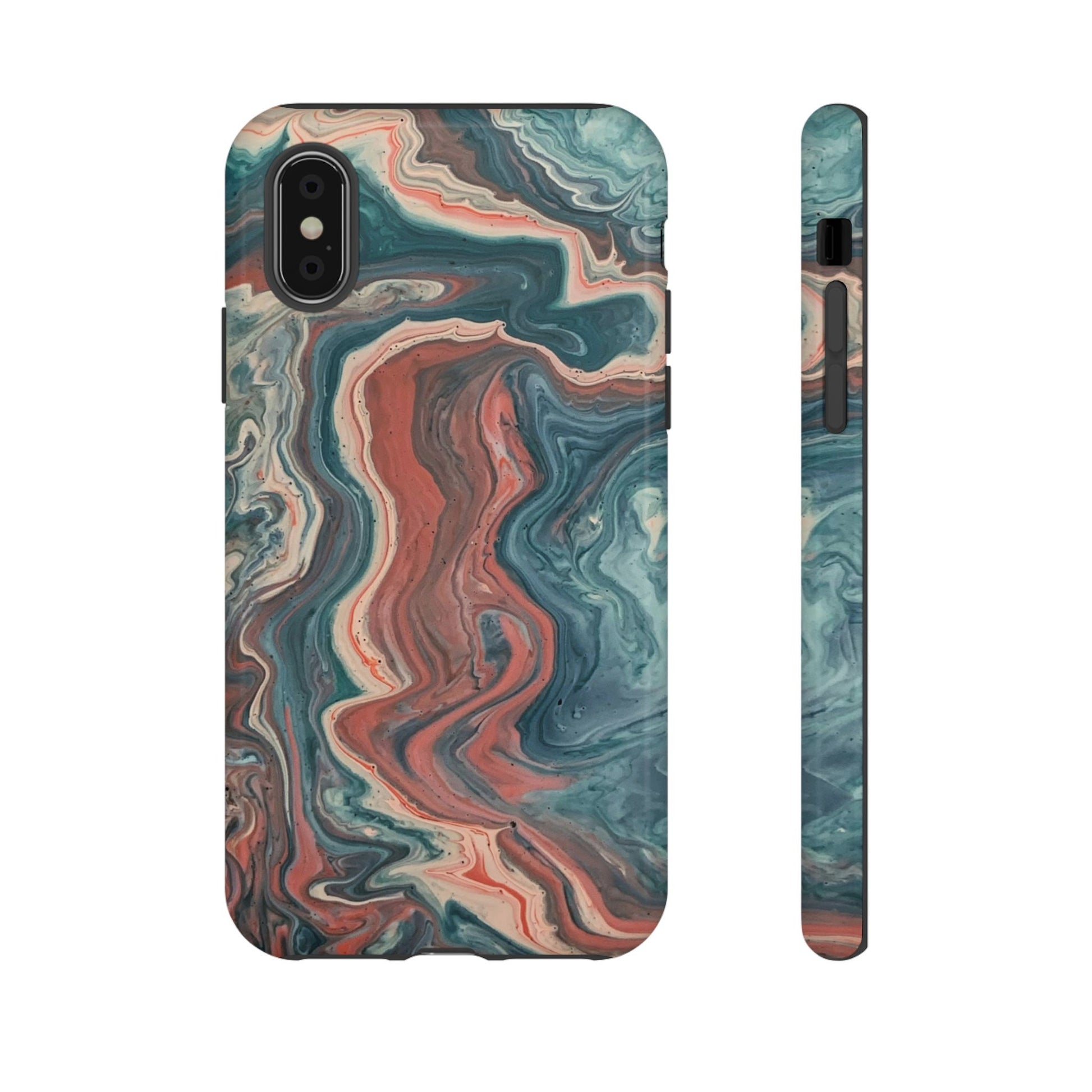 Artistic Phone Case, Tough Cases for Stylish Protection, Marble Design, Trendy Gift for Phone Lovers, Unique Cell Phone Accessory - FORMO