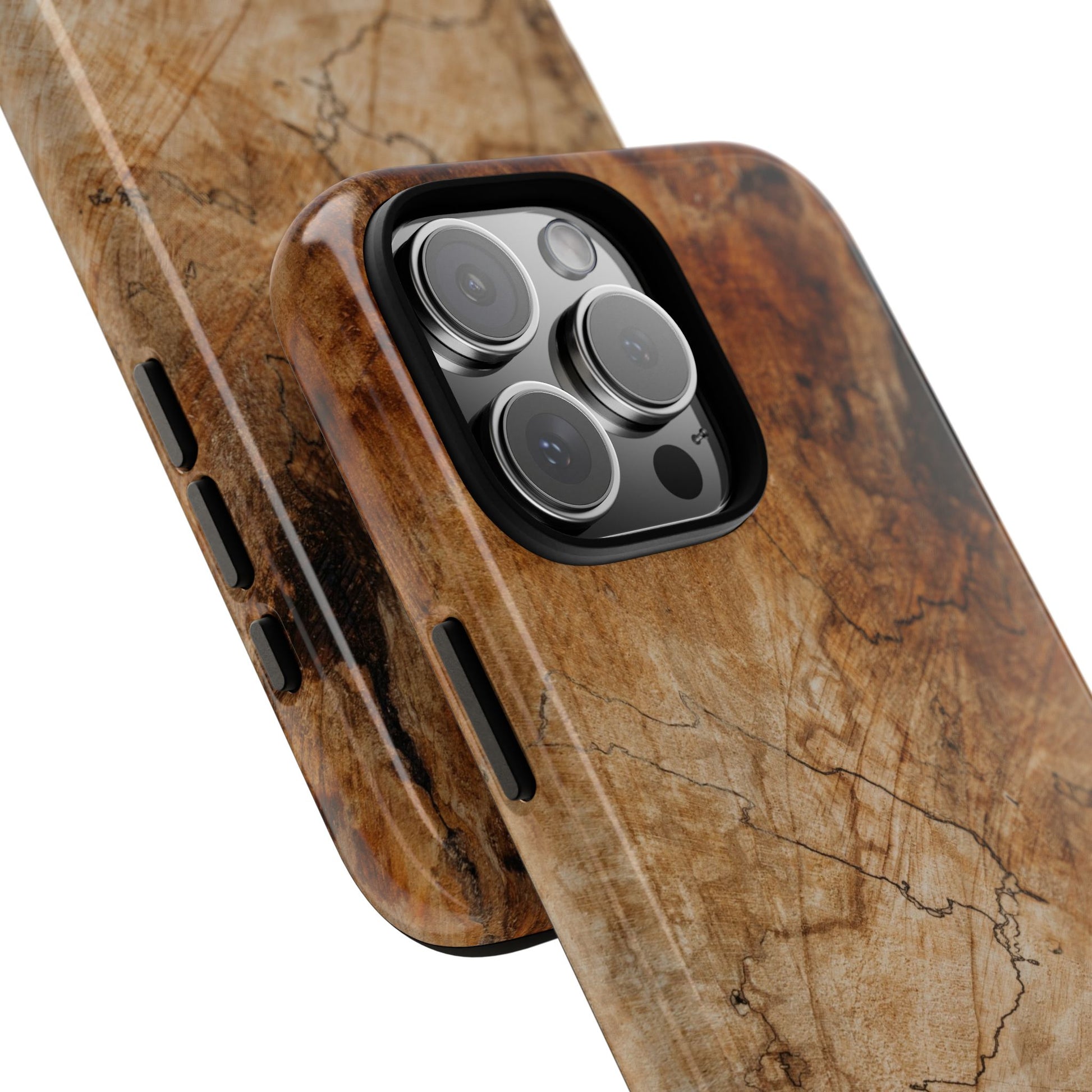 Woodland-Inspired Phone Case | Tough Cases, Natural Wood Grain Cover, Rustic Tech Accessory, Nature Lover Gift, Eco-Friendly - FORMO