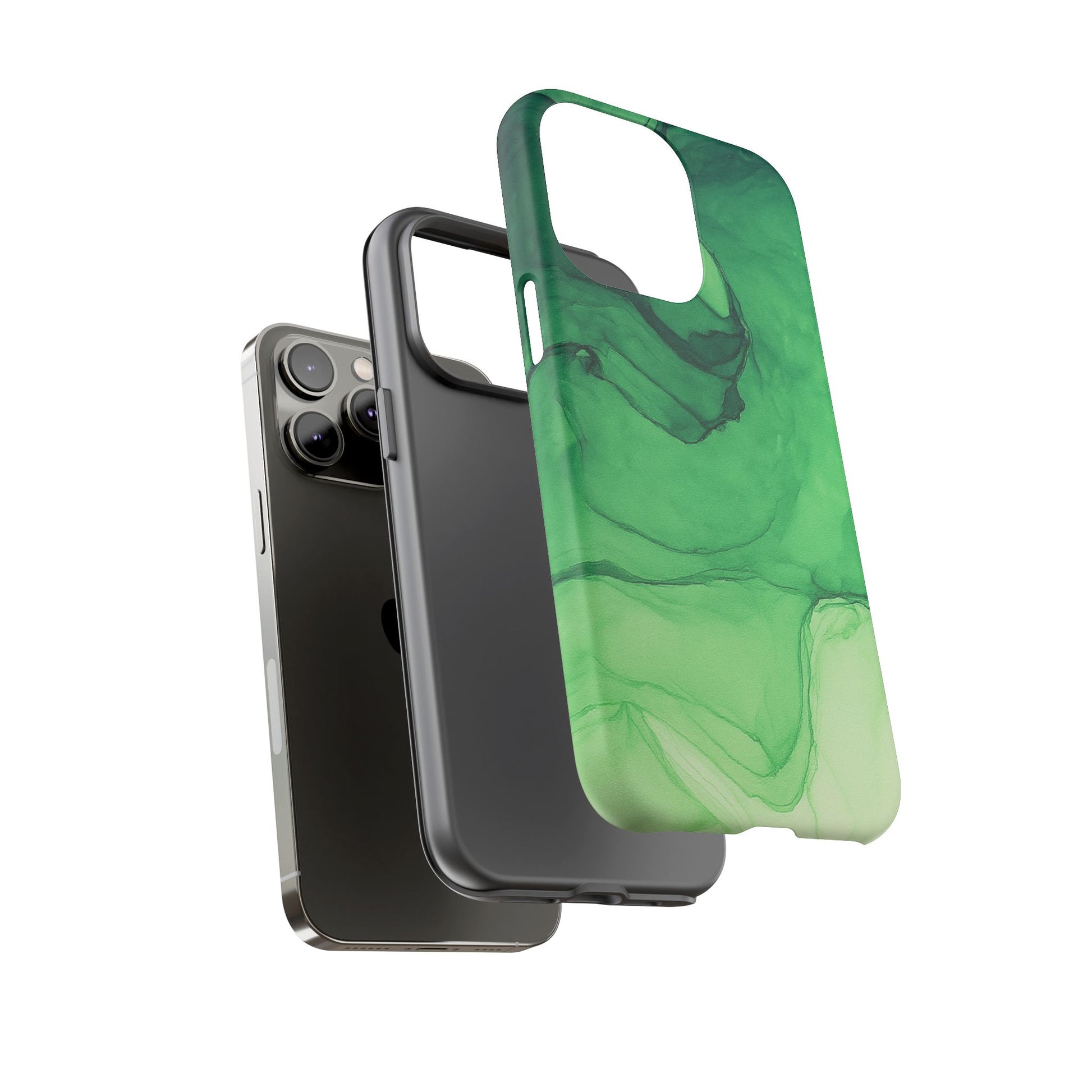 Stylish Phone Case for Nature Lovers, Tough Cases, Green Marble Design, Organic Aesthetic, Unique Gift, Eco-friendly Accessories