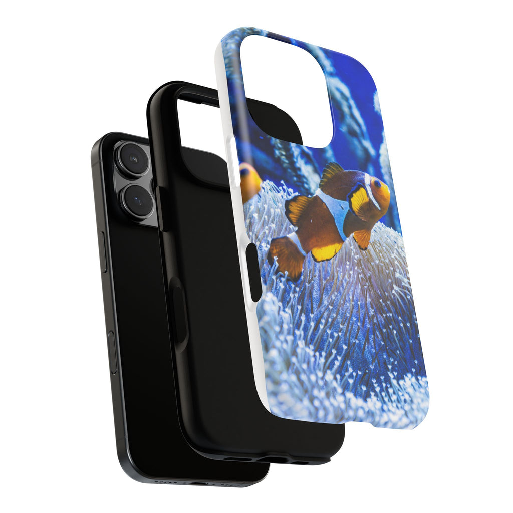 Colorful Marine Life Phone Case, Fish Case, Ocean Lover Gift, Underwater Art, Unique Phone Cover, Tough Phone Protector - FORMO