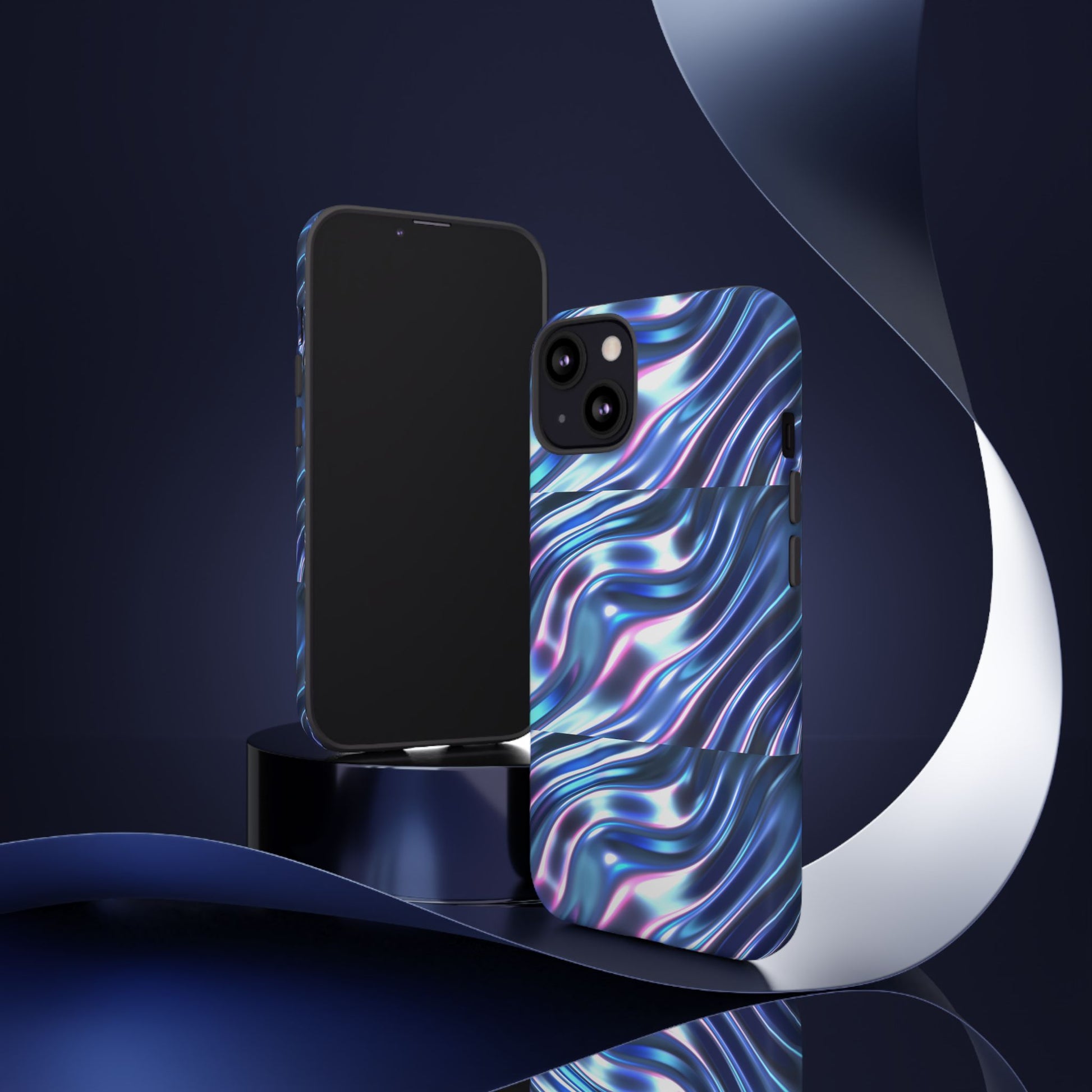 Iridescent Glossy Tough Phone Case (iPhone, Samsung & Google Pixel Compatible) - FORMO