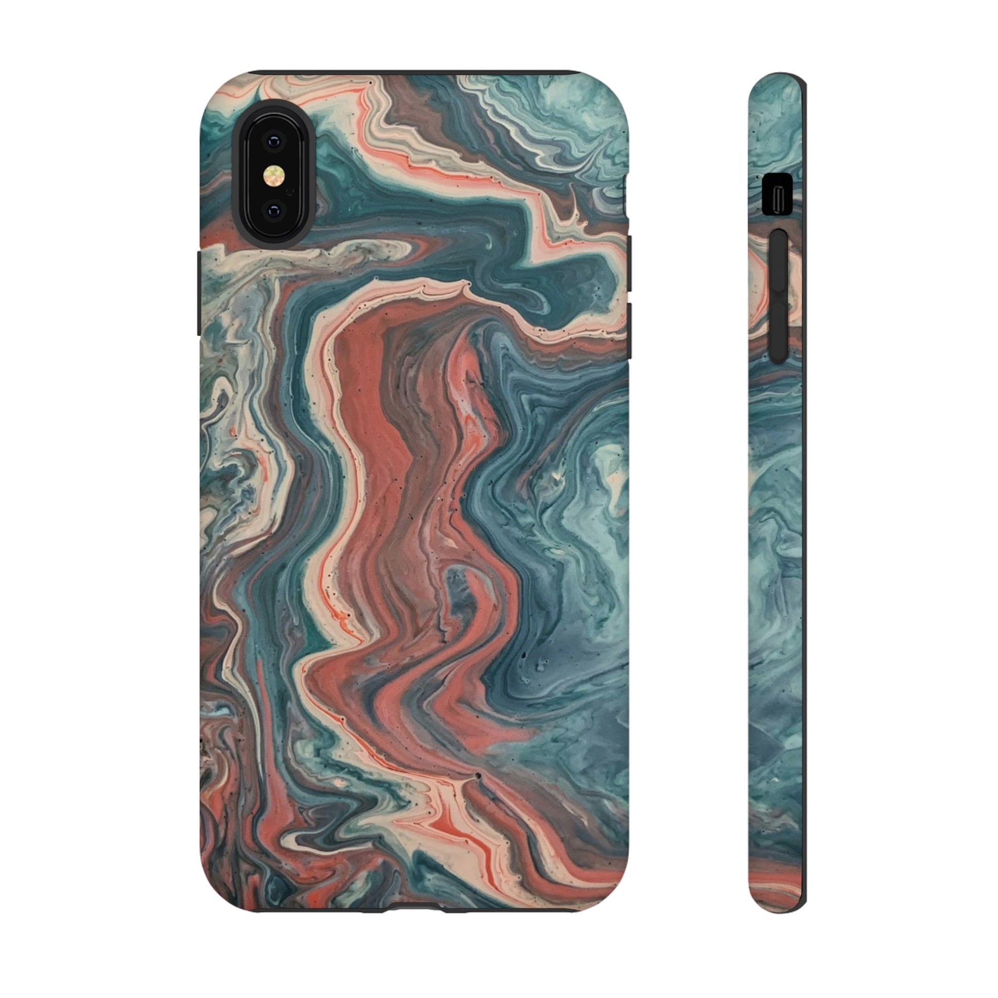 Artistic Phone Case, Tough Cases for Stylish Protection, Marble Design, Trendy Gift for Phone Lovers, Unique Cell Phone Accessory - FORMO