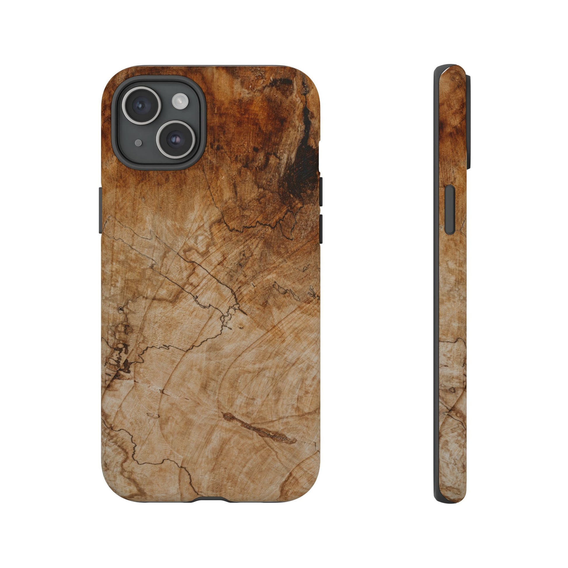 Woodland-Inspired Phone Case | Tough Cases, Natural Wood Grain Cover, Rustic Tech Accessory, Nature Lover Gift, Eco-Friendly - FORMO