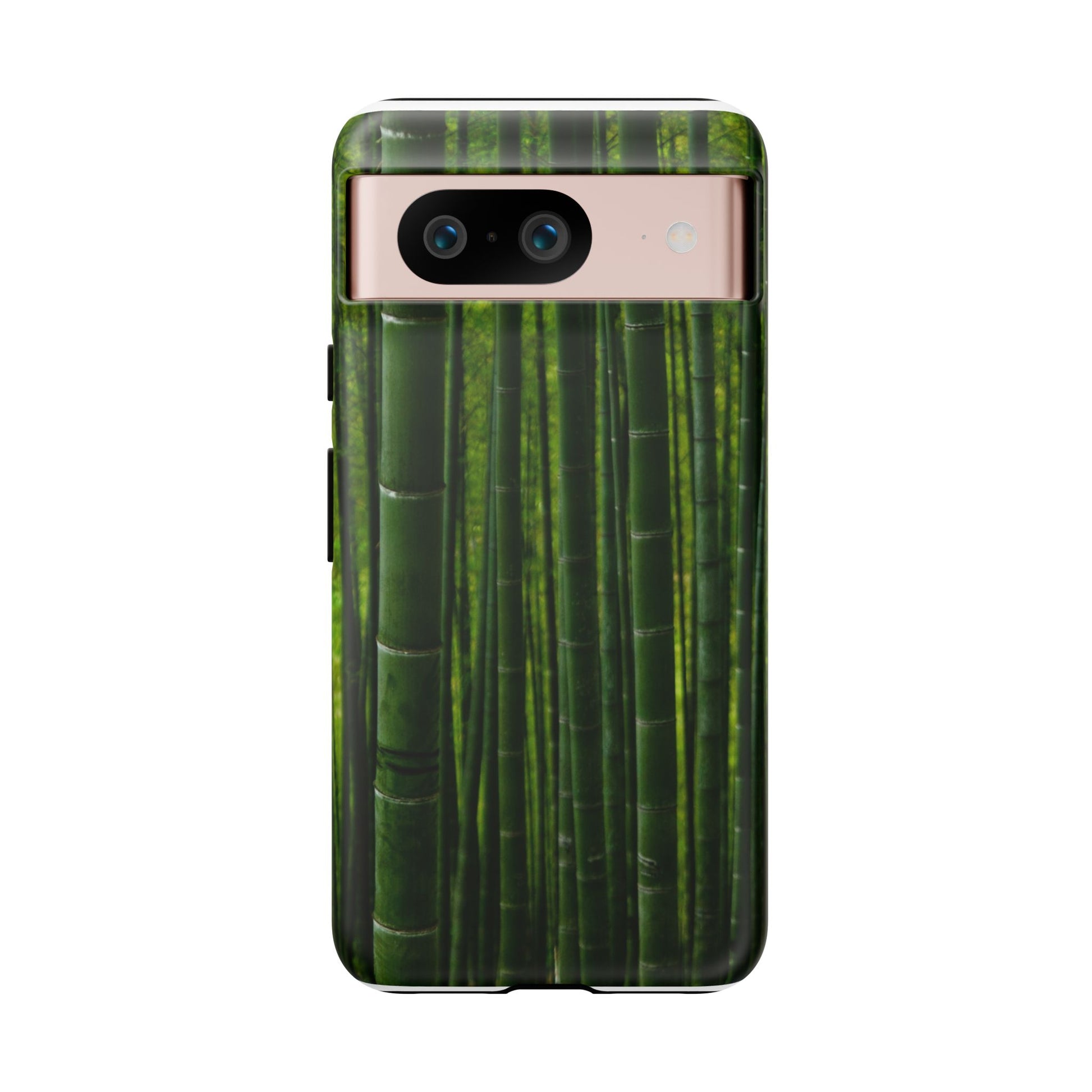 Bamboo Phone Case - Tough Cases, Nature Lover Gift, Eco-Friendly Phone Accessory, Greenery Design, Unique Smartphone Cover - FORMO