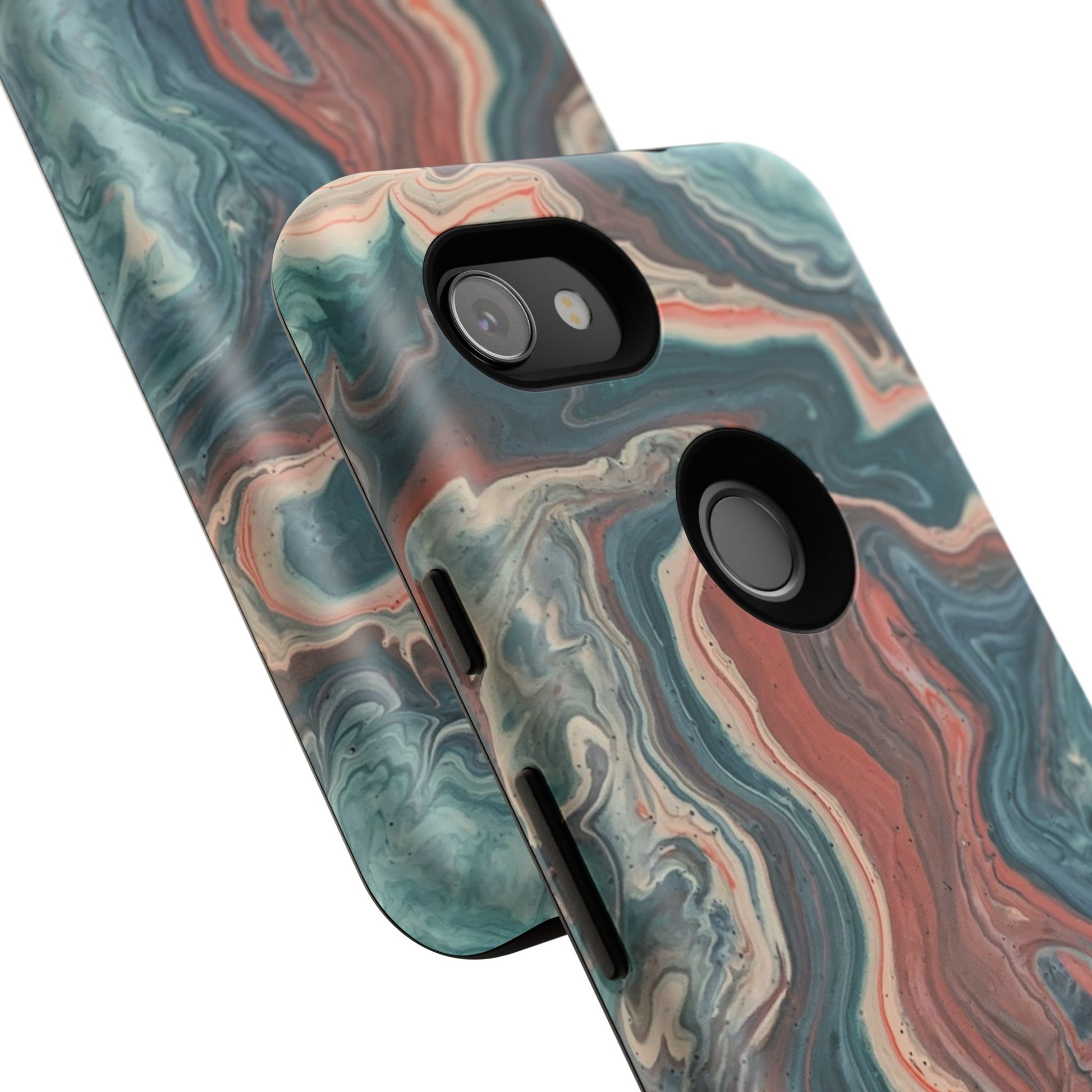 Artistic Phone Case, Tough Cases for Stylish Protection, Marble Design, Trendy Gift for Phone Lovers, Unique Cell Phone Accessory - FORMO