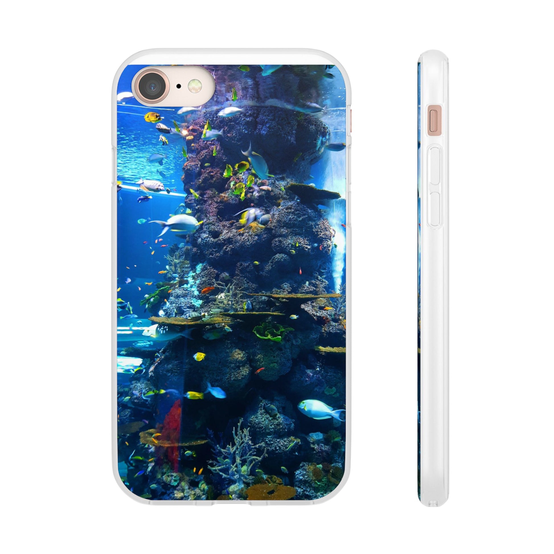 Underwater Paradise Phone Case, Flexible Mobile Cover, Ocean Lover Gift, Marine Life, Beach Decor, Sea Life Accessories - FORMO
